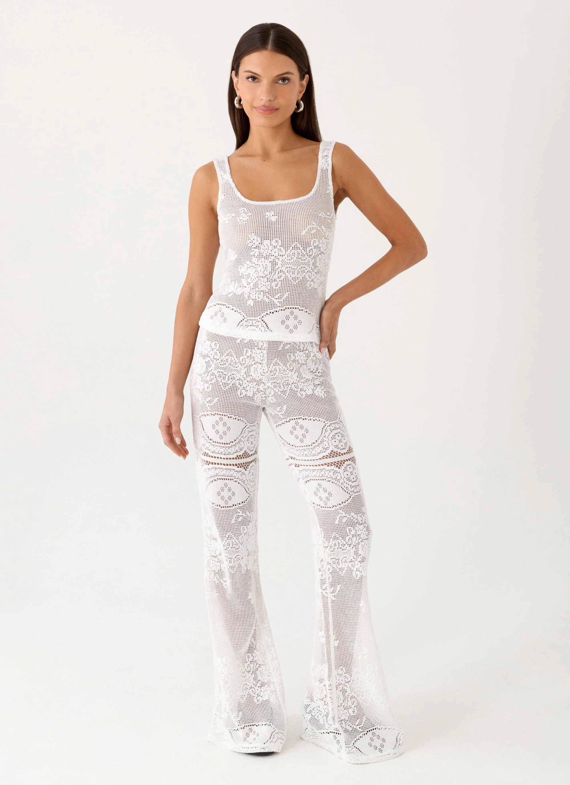 Bosten Low Rise Pants - White - Image 7