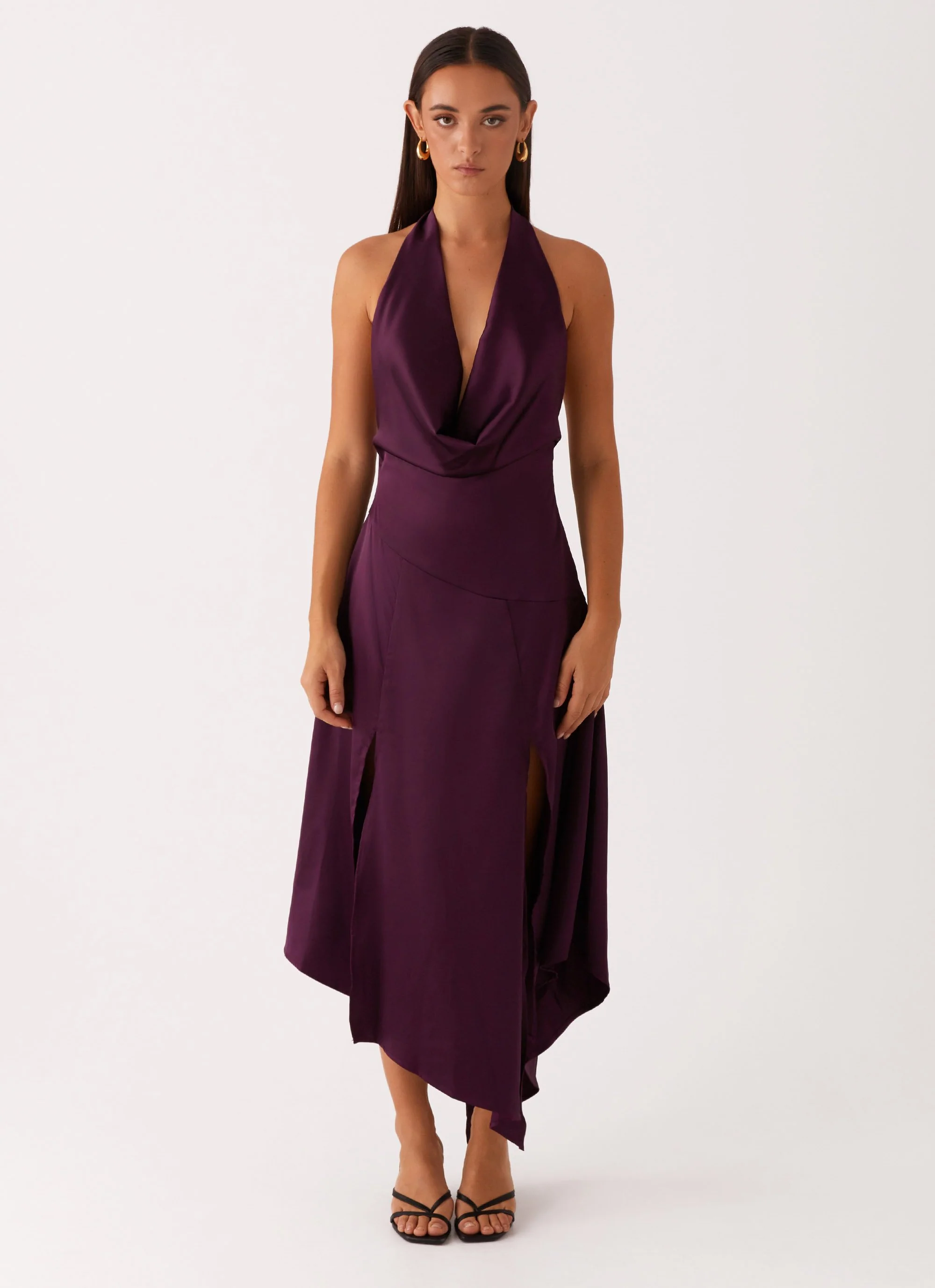 Boulevard Midi Dress - Plum - Image 2