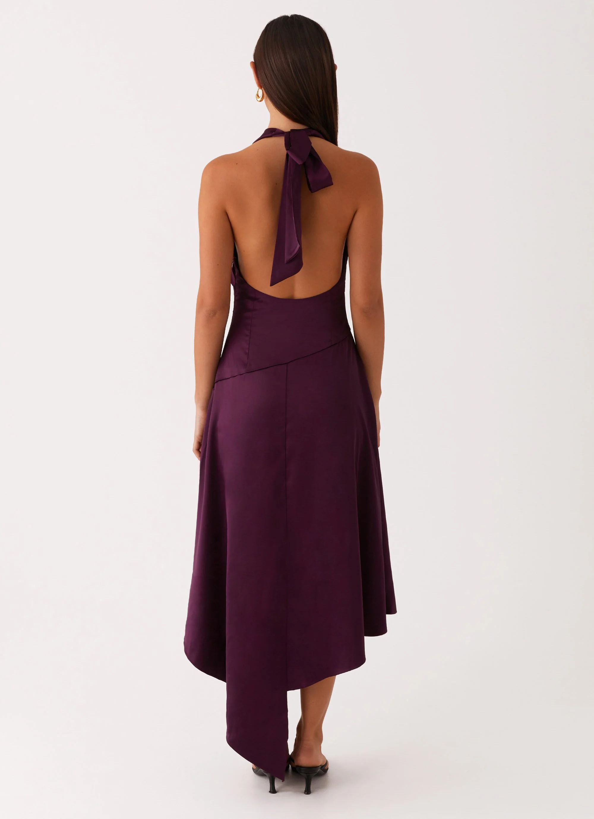 Boulevard Midi Dress - Plum - Image 4