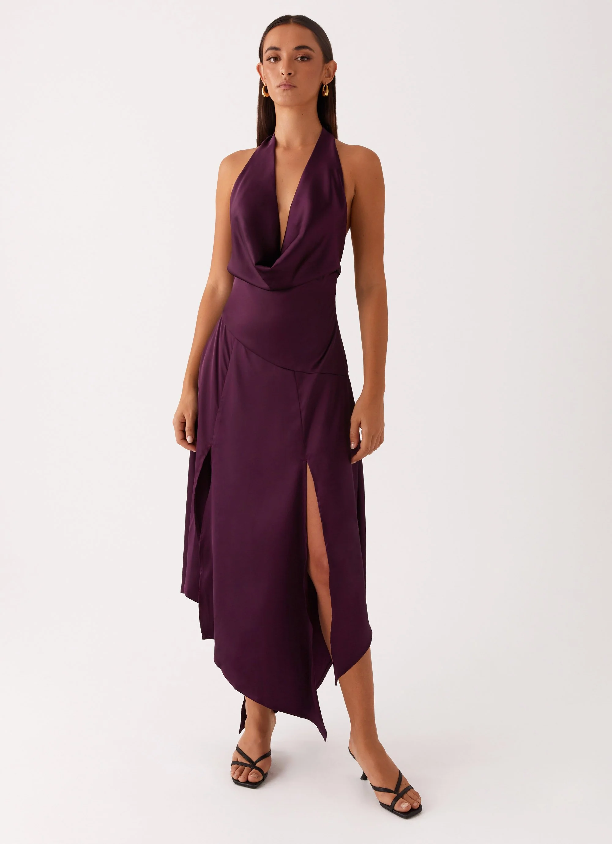 Boulevard Midi Dress - Plum - Image 5