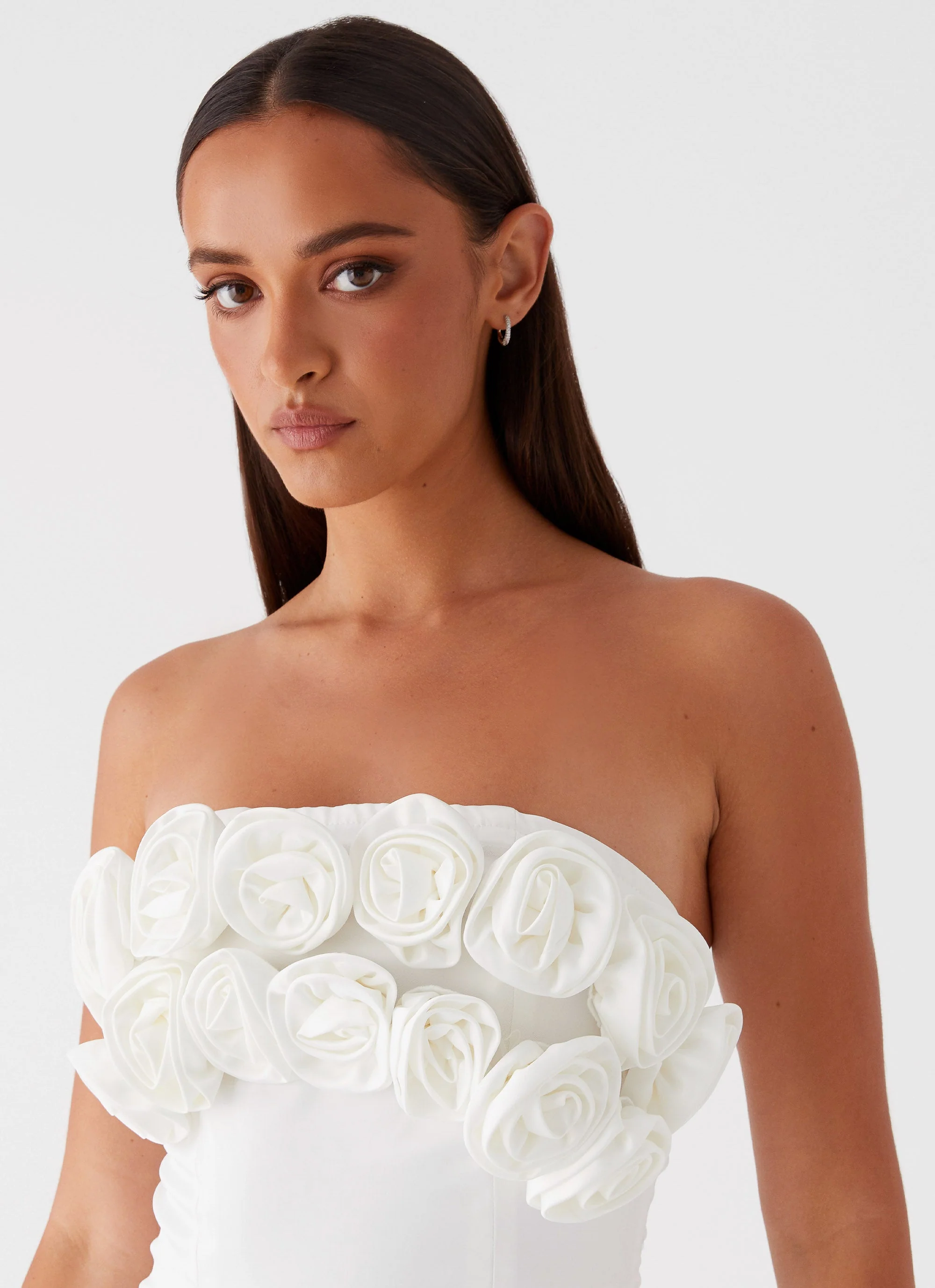 Bouquet Dream Mini Dress - White - Image 2