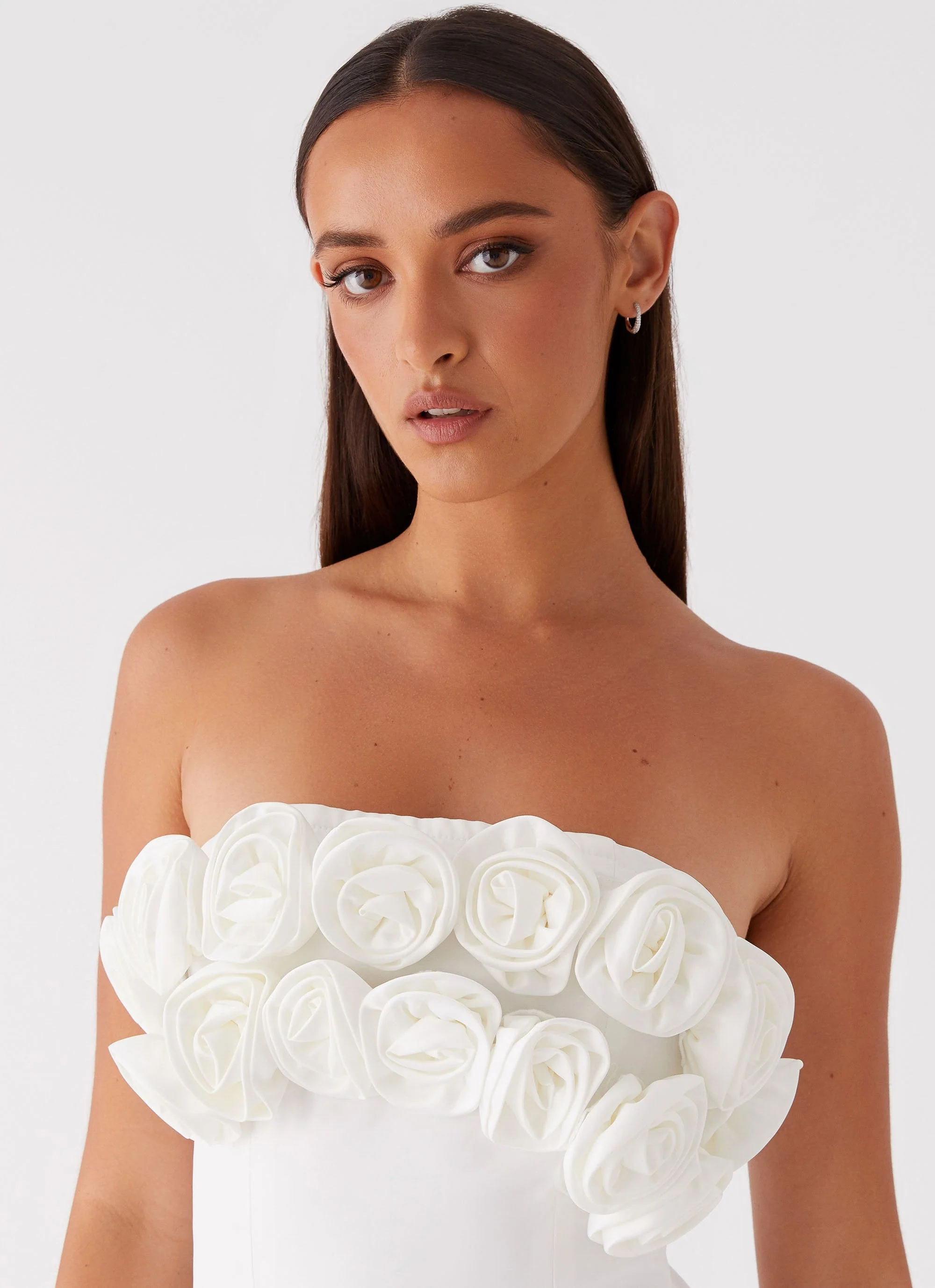 Bouquet Dream Mini Dress - White - Image 6