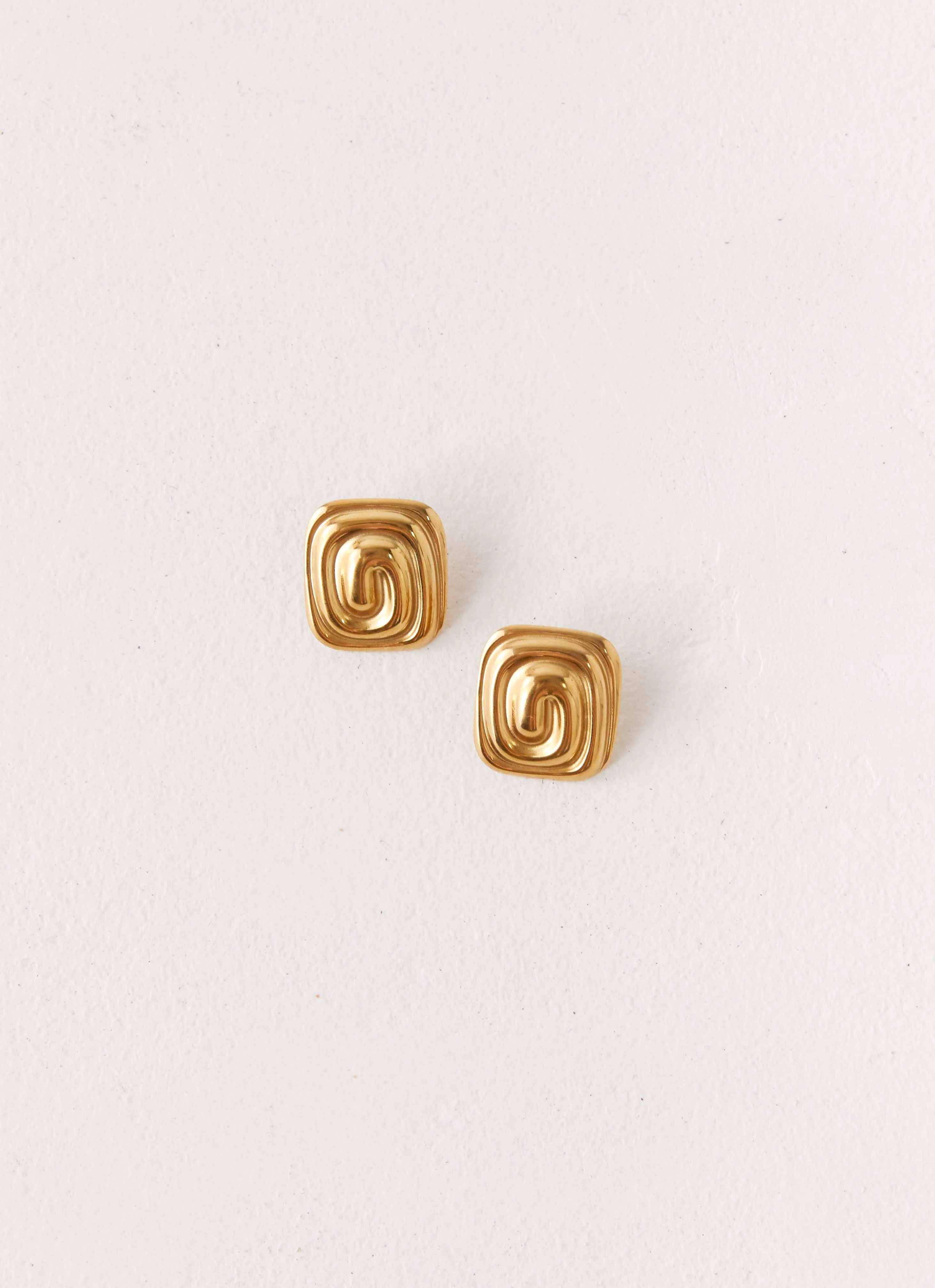 Bowie Earrings - Gold - Image 2