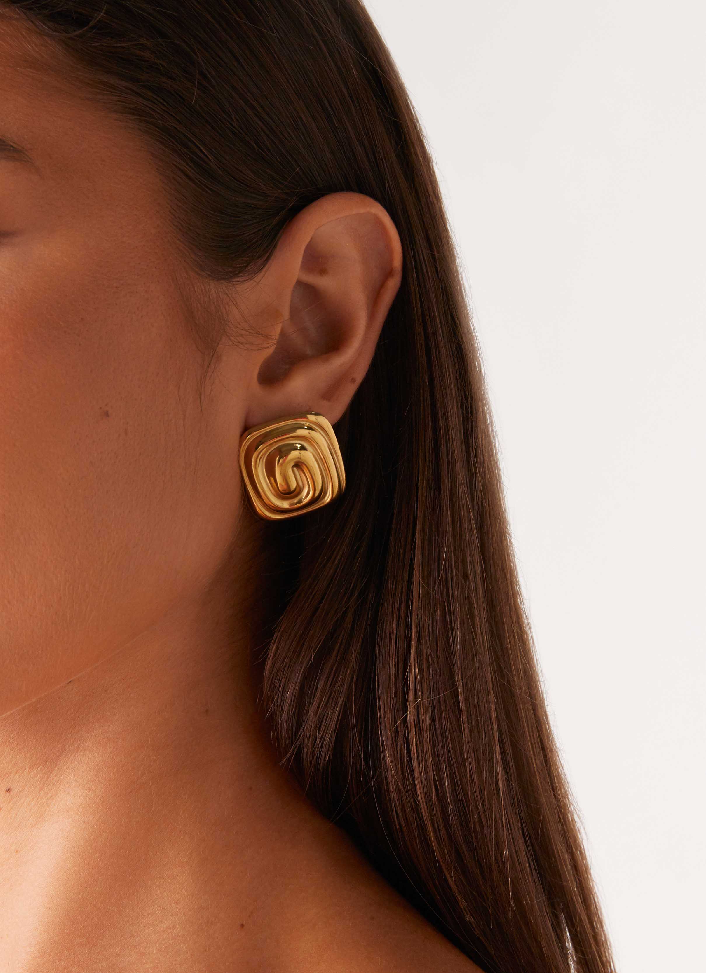 Bowie Earrings - Gold - Image 3