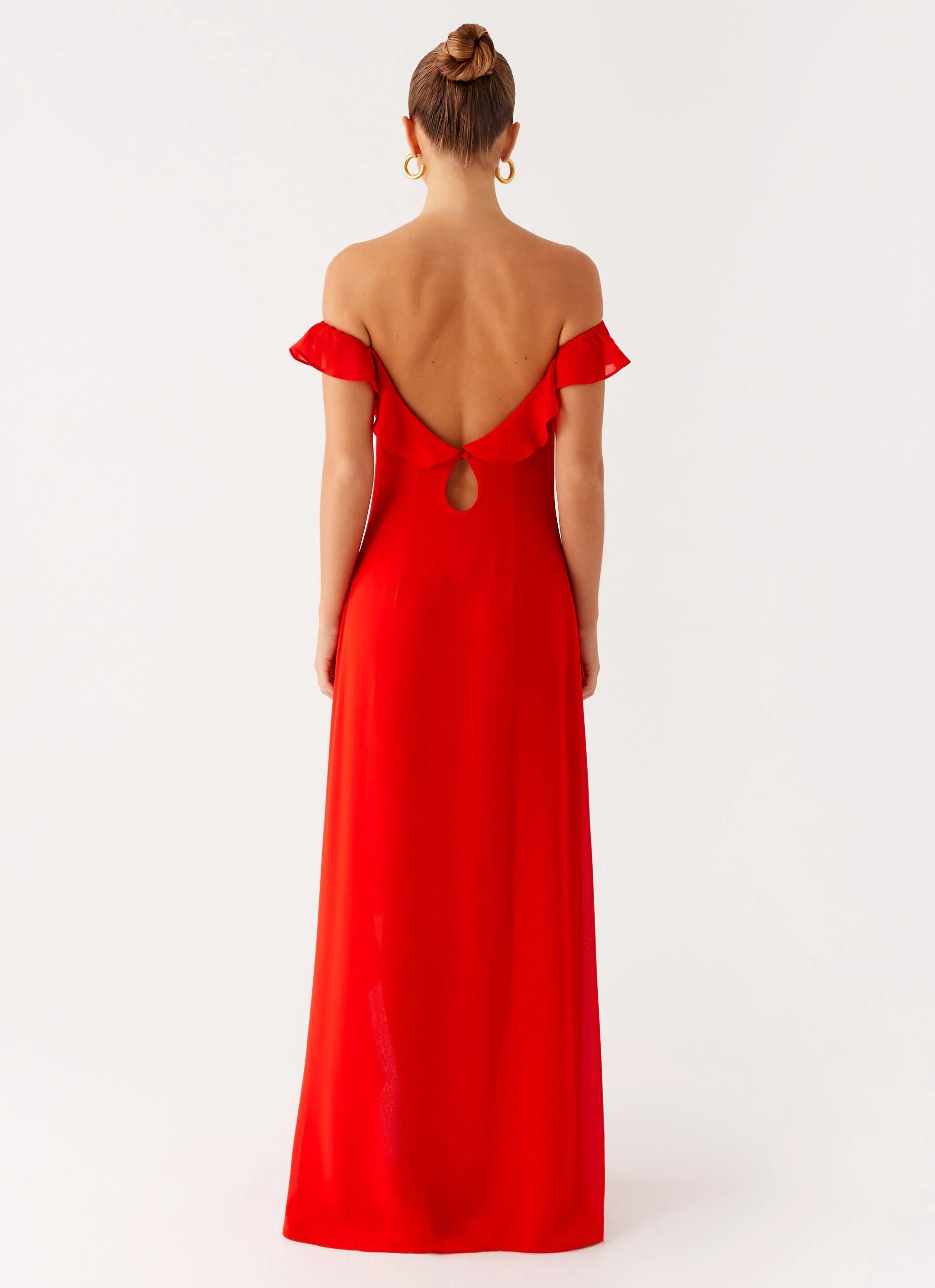 Braxton Maxi Dress - Red - Image 7