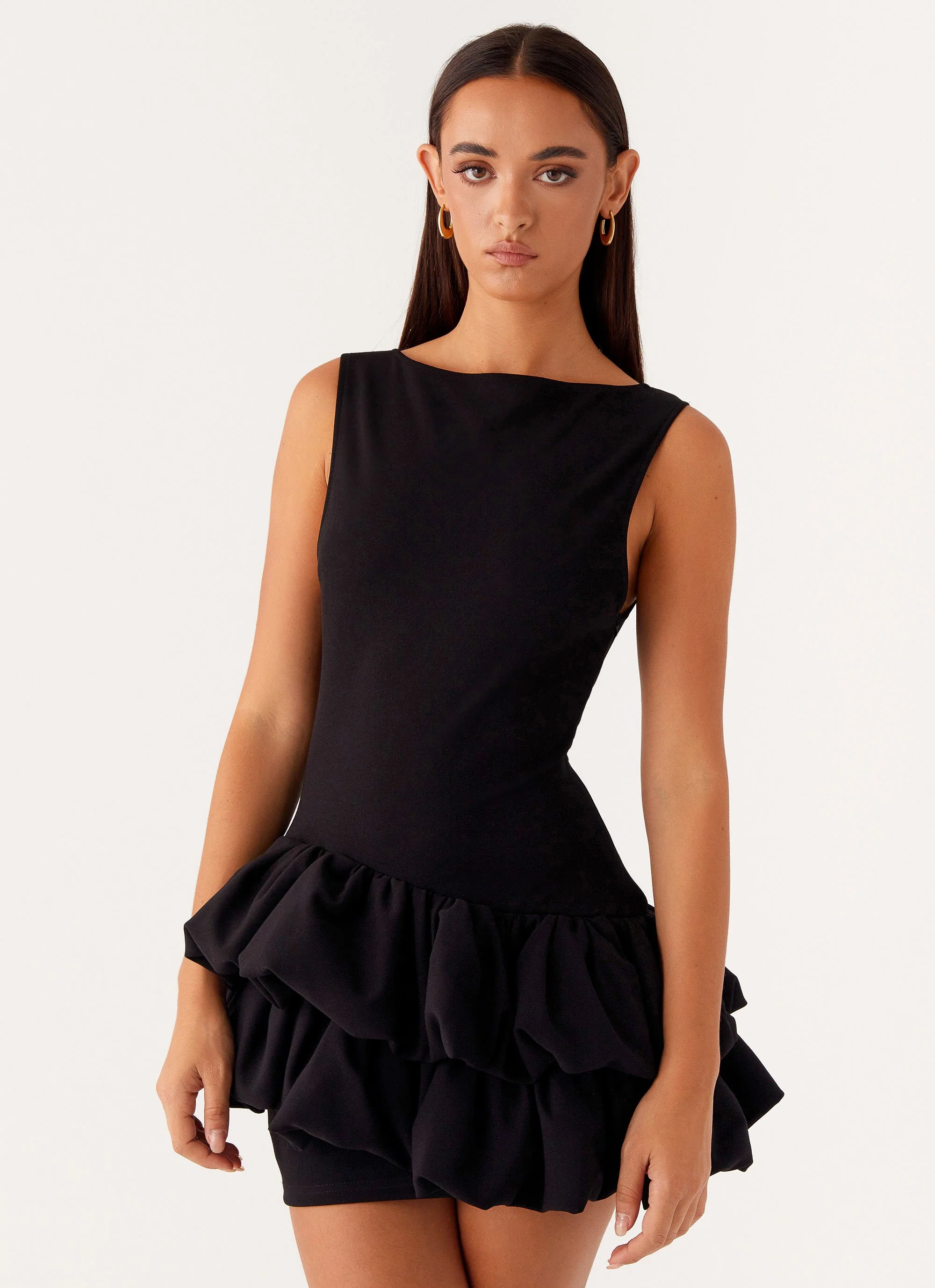 Break Free Mini Dress - Black - Image 4