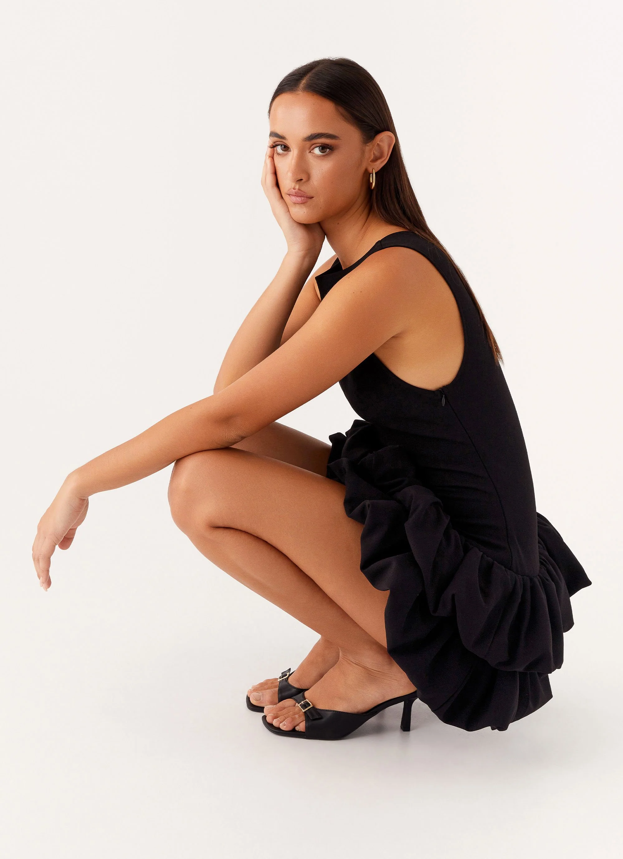 Break Free Mini Dress - Black - Image 6