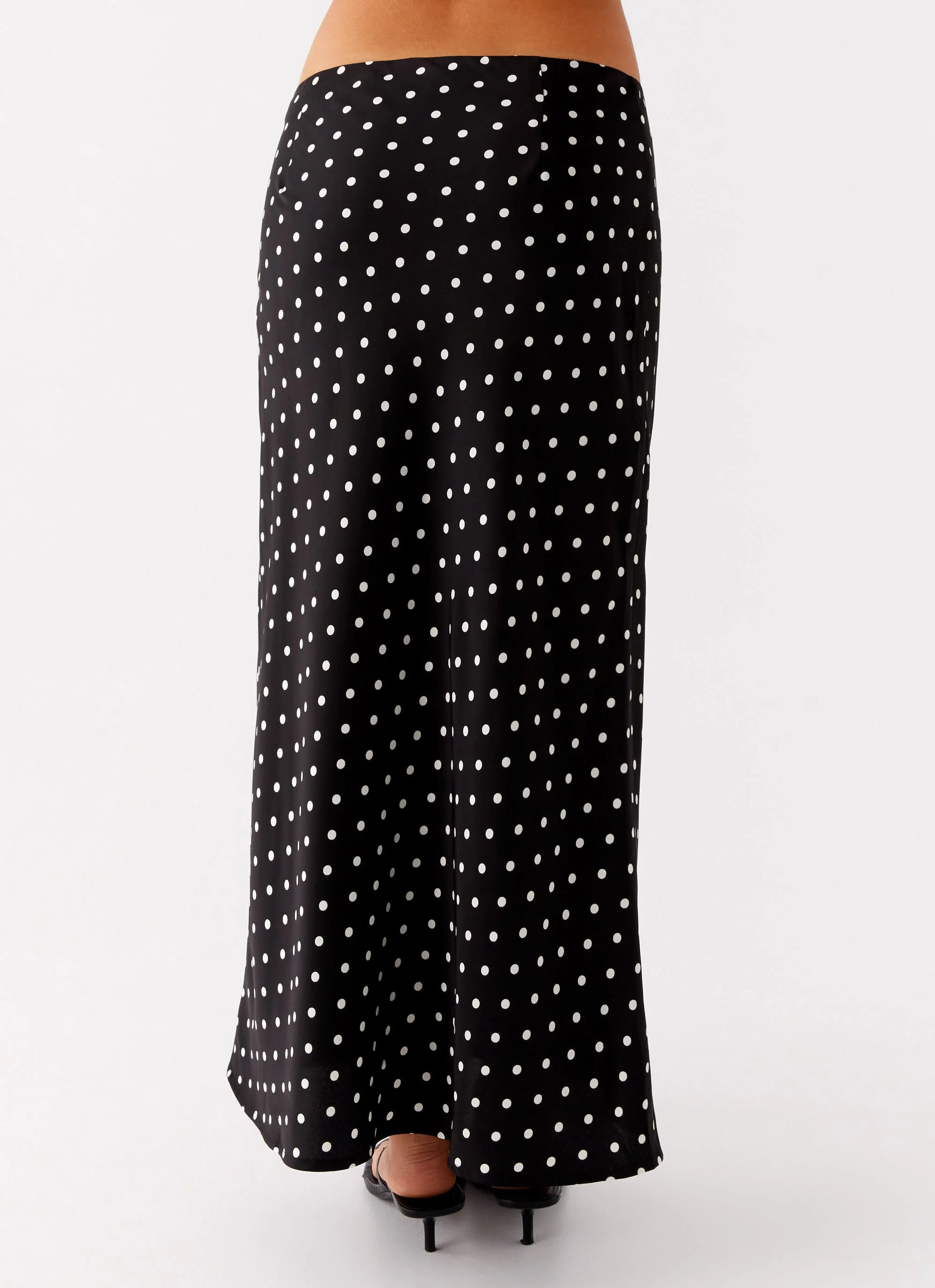 Breanne Midi Skirt - Black Polka Dot - Image 3