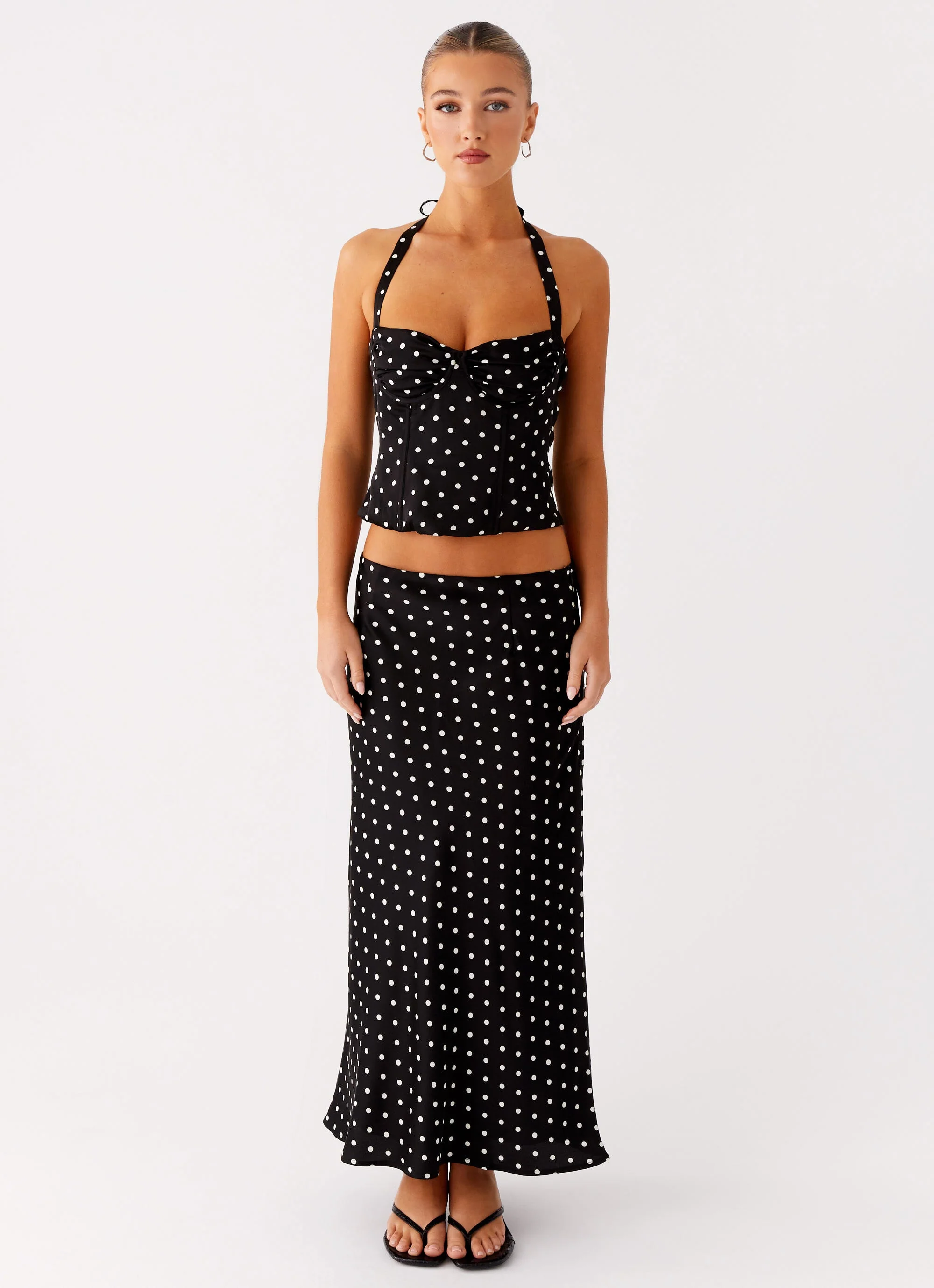 Breanne Top - Black Polka Dot - Image 4