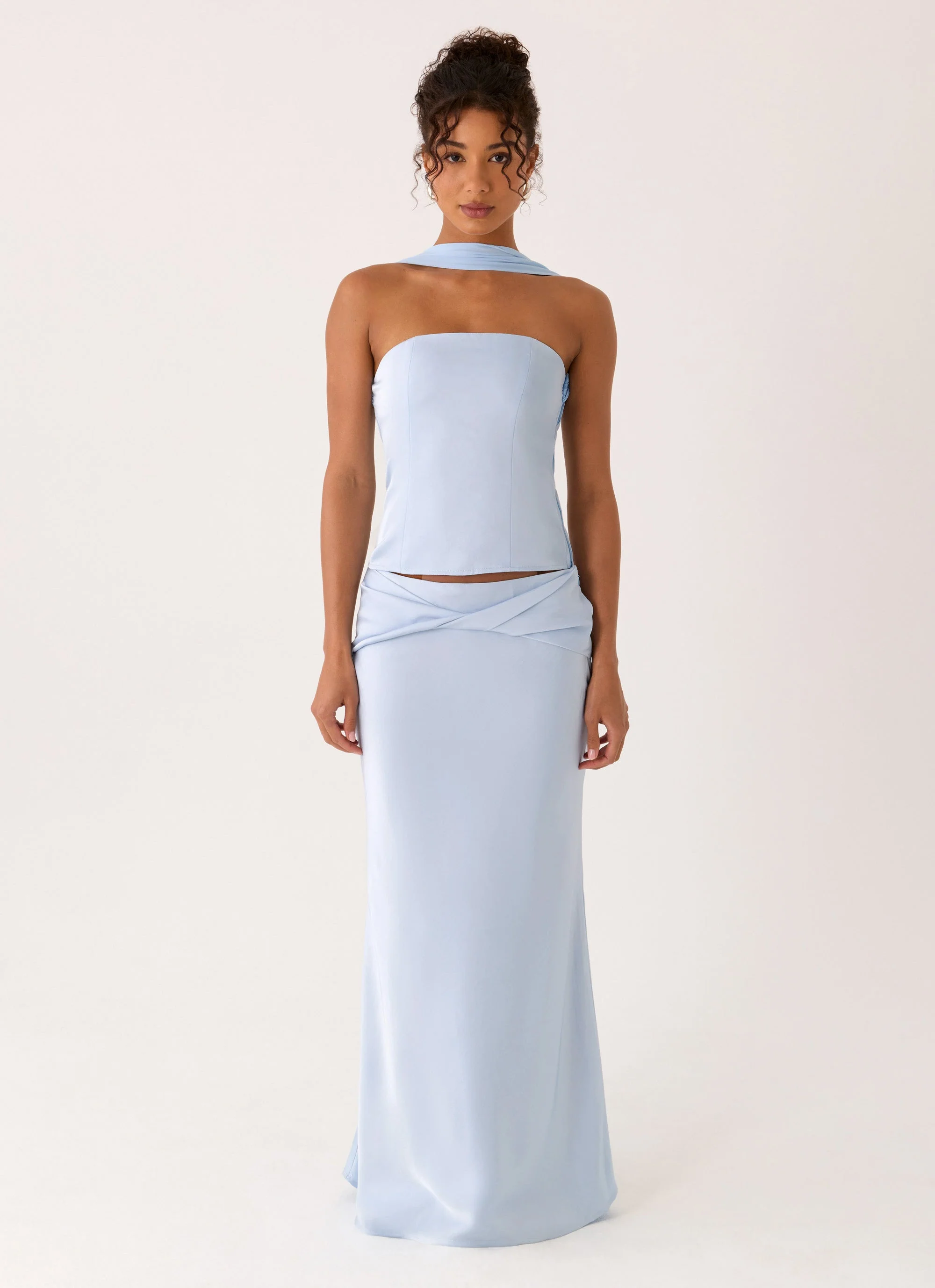 Bridgeta Maxi Skirt - Blue - Image 3