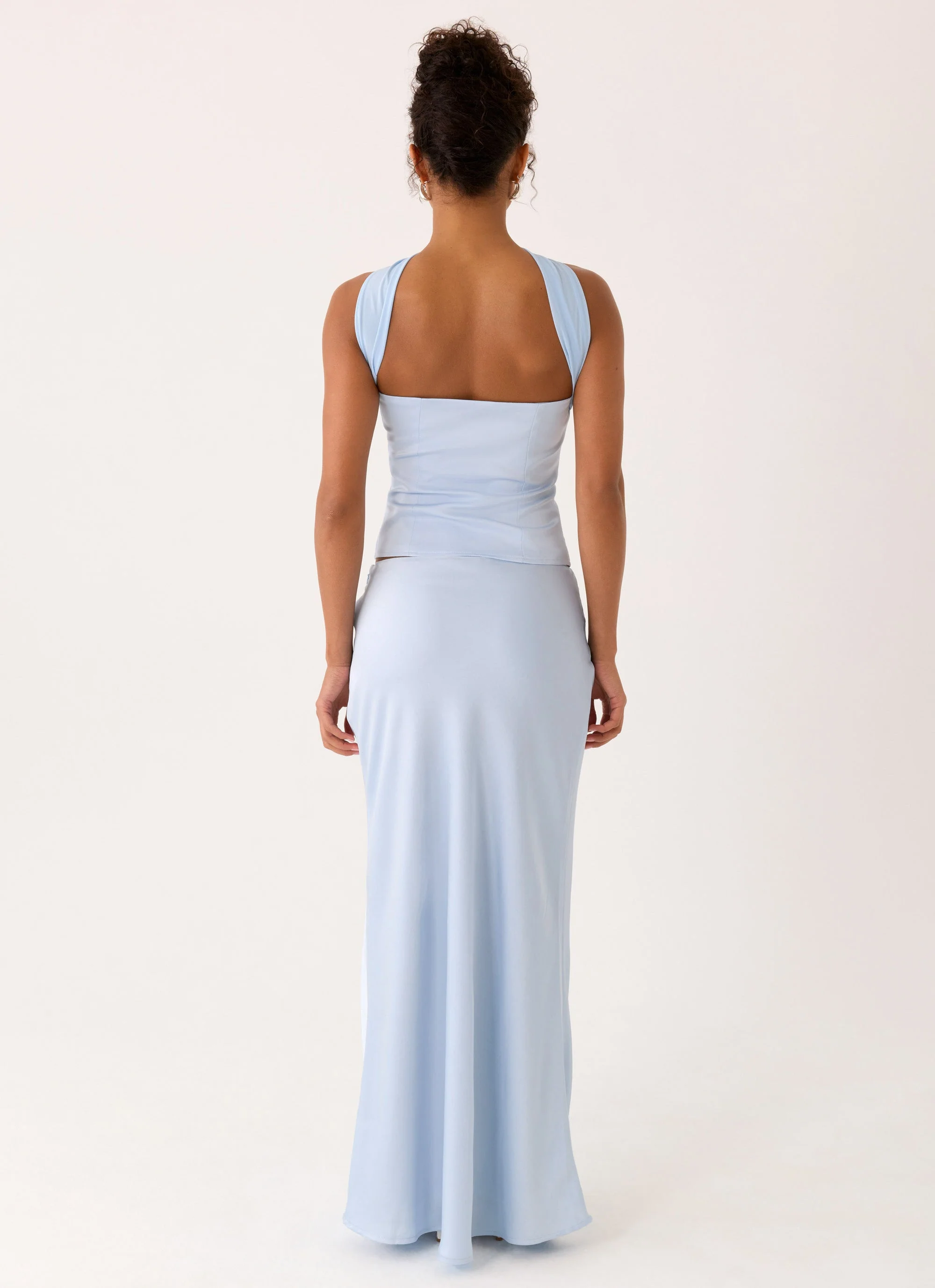 Bridgeta Maxi Skirt - Blue - Image 5