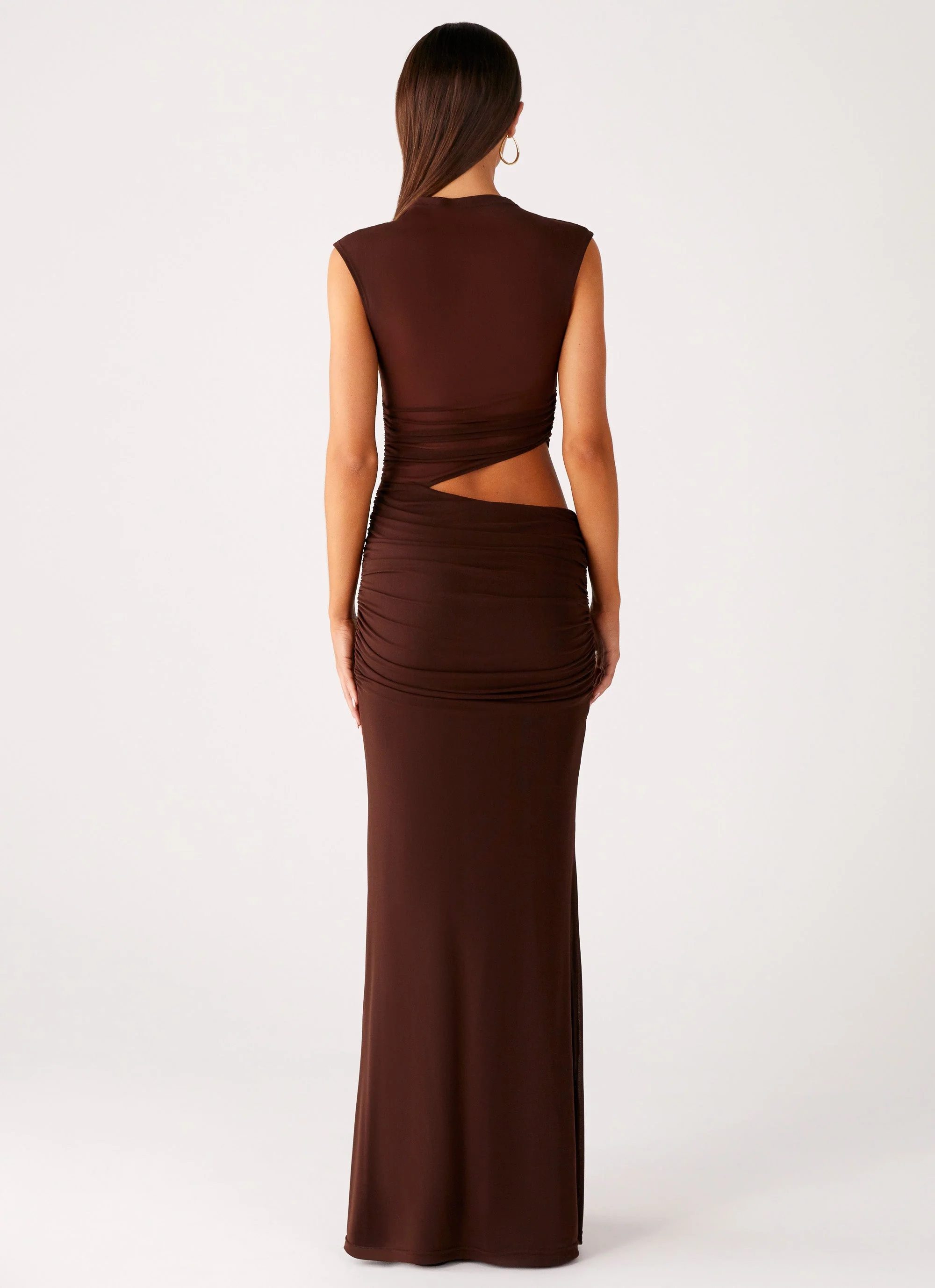 Briony Maxi Dress - Cool Chocolate - Image 4