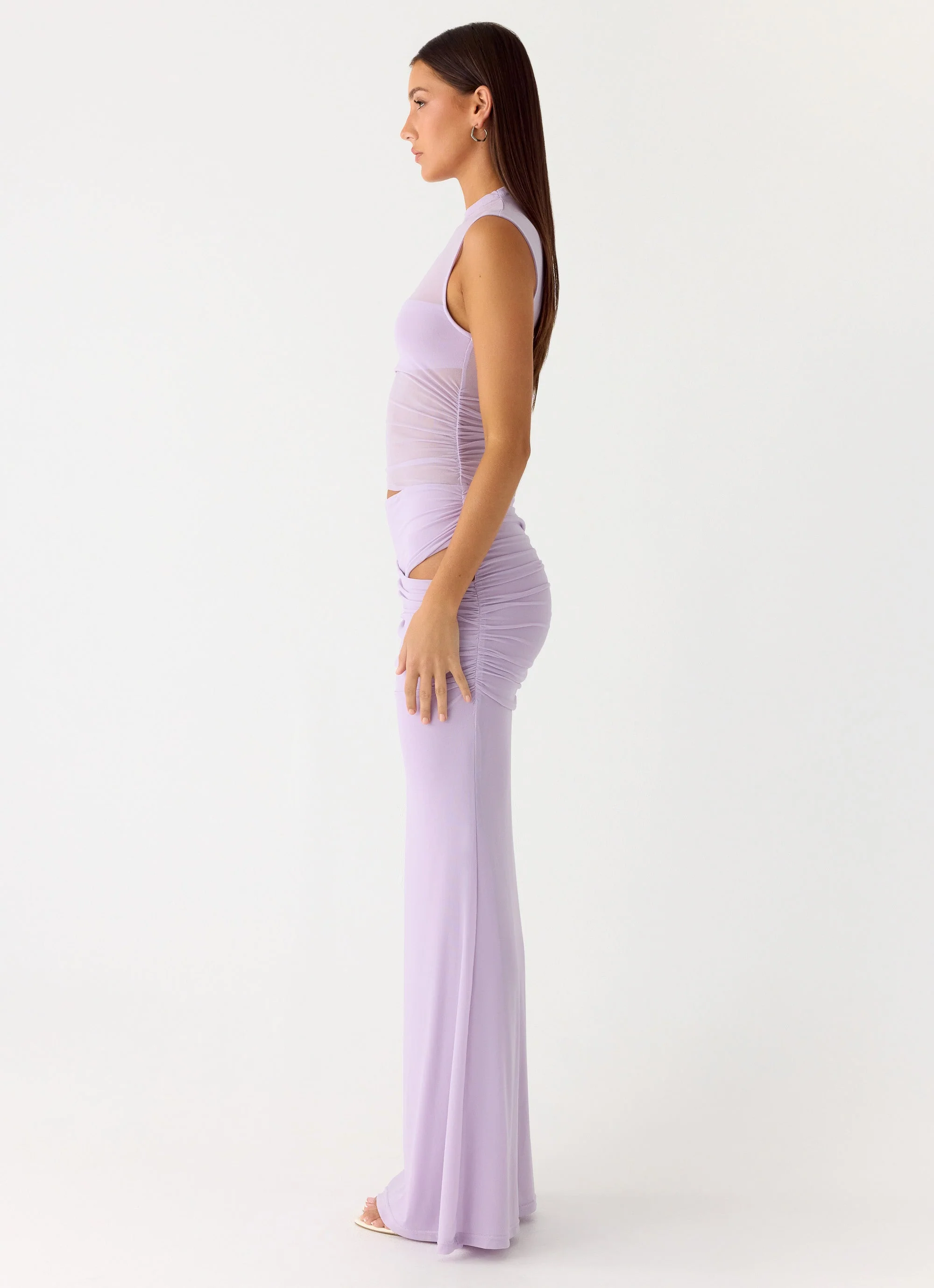 Briony Maxi Dress - Lavender - Image 3