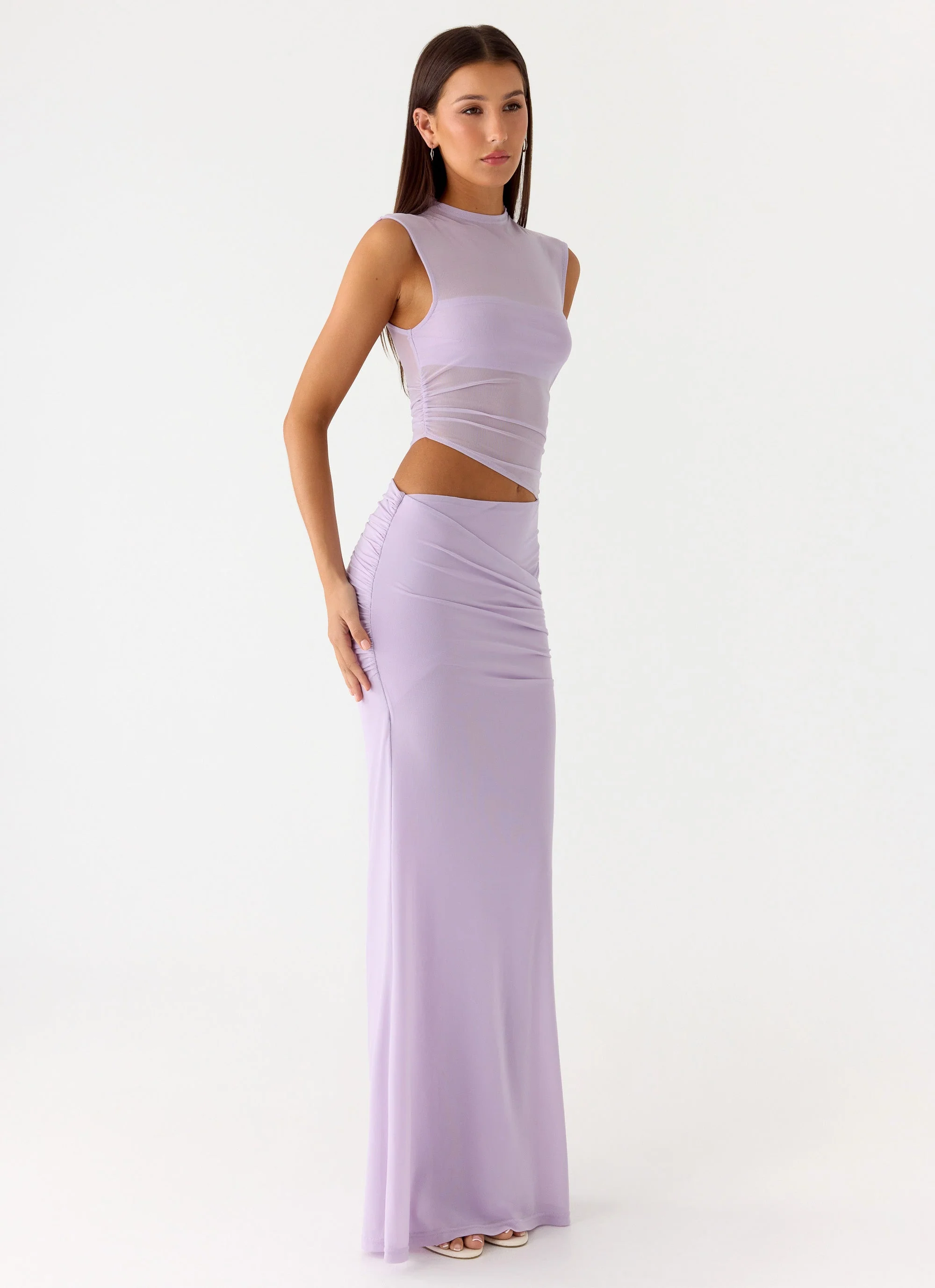 Briony Maxi Dress - Lavender - Image 6