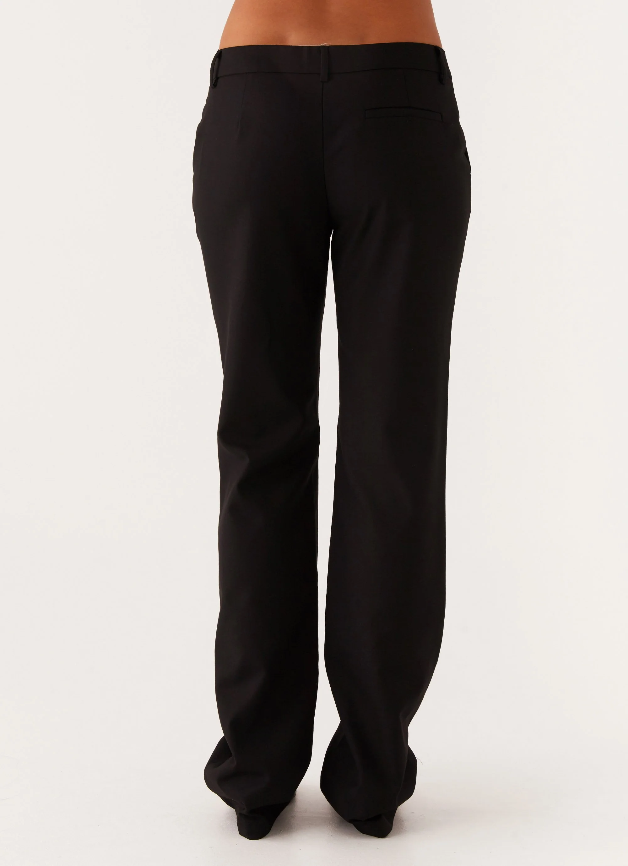 Britley Fitted Trouser - Black - Image 4