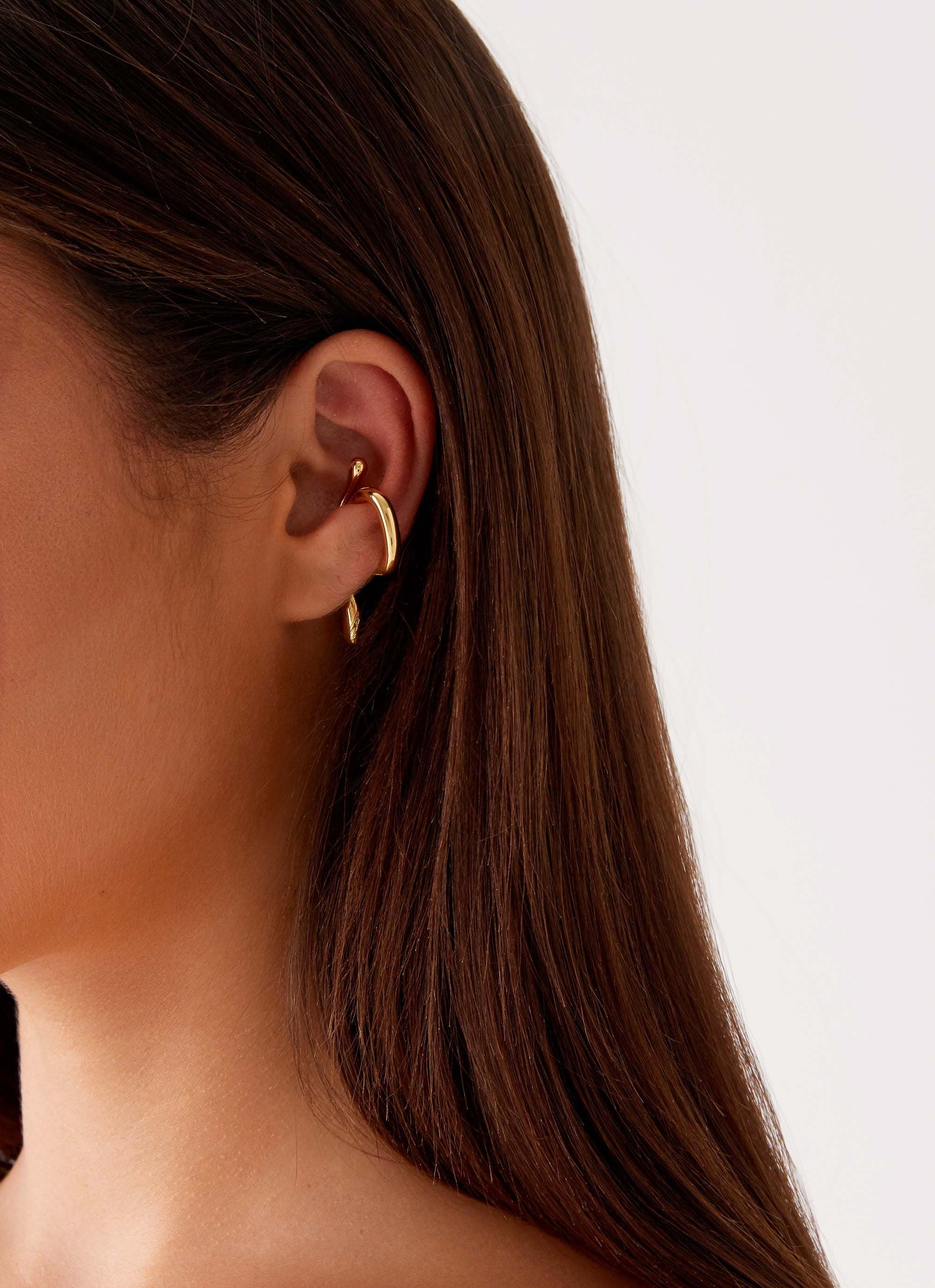 Britti Ear Cuff - Gold - Image 3