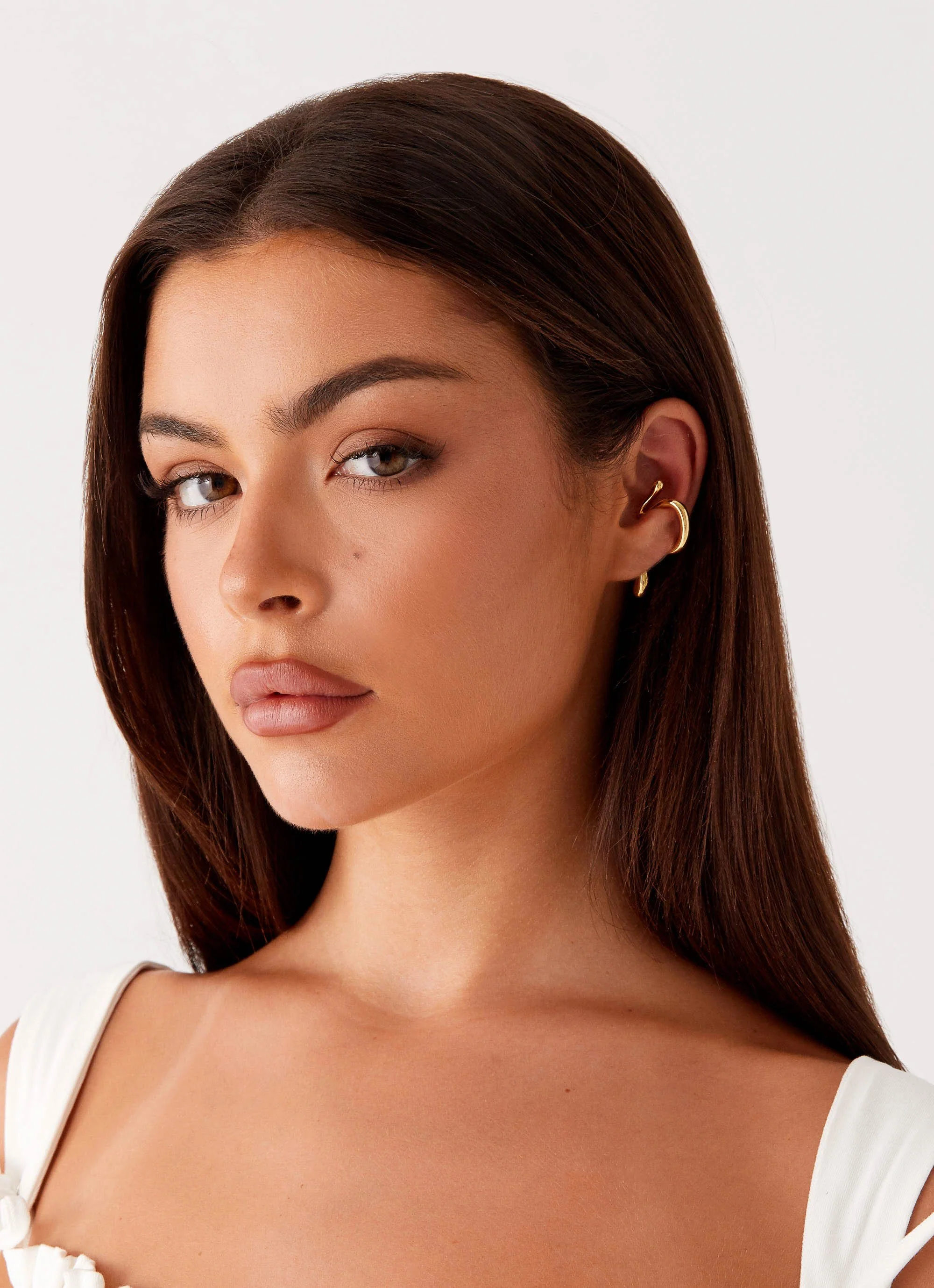 Britti Ear Cuff - Gold - Image 4