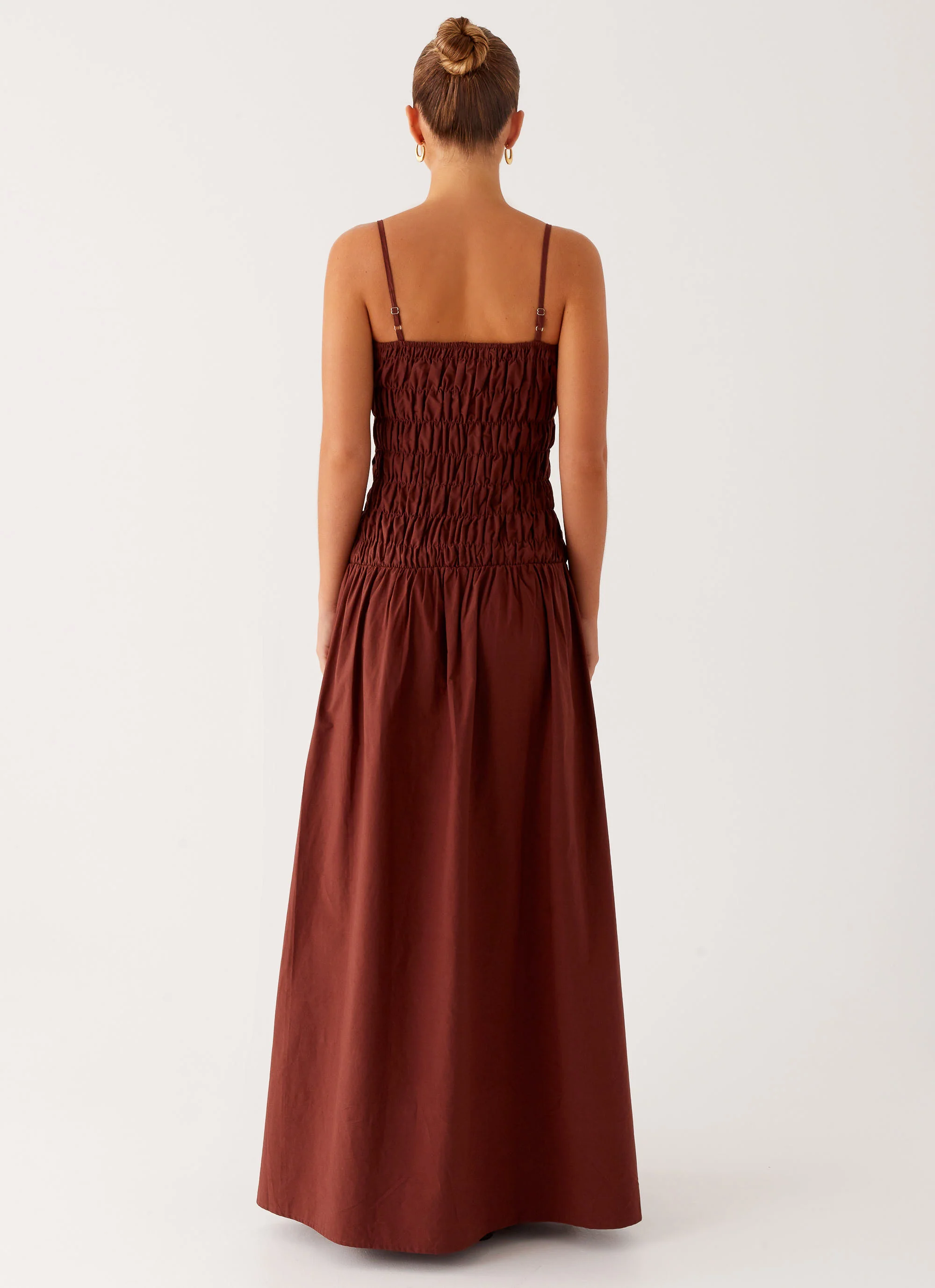 Brooke Maxi Dress - Chocolate - Image 5