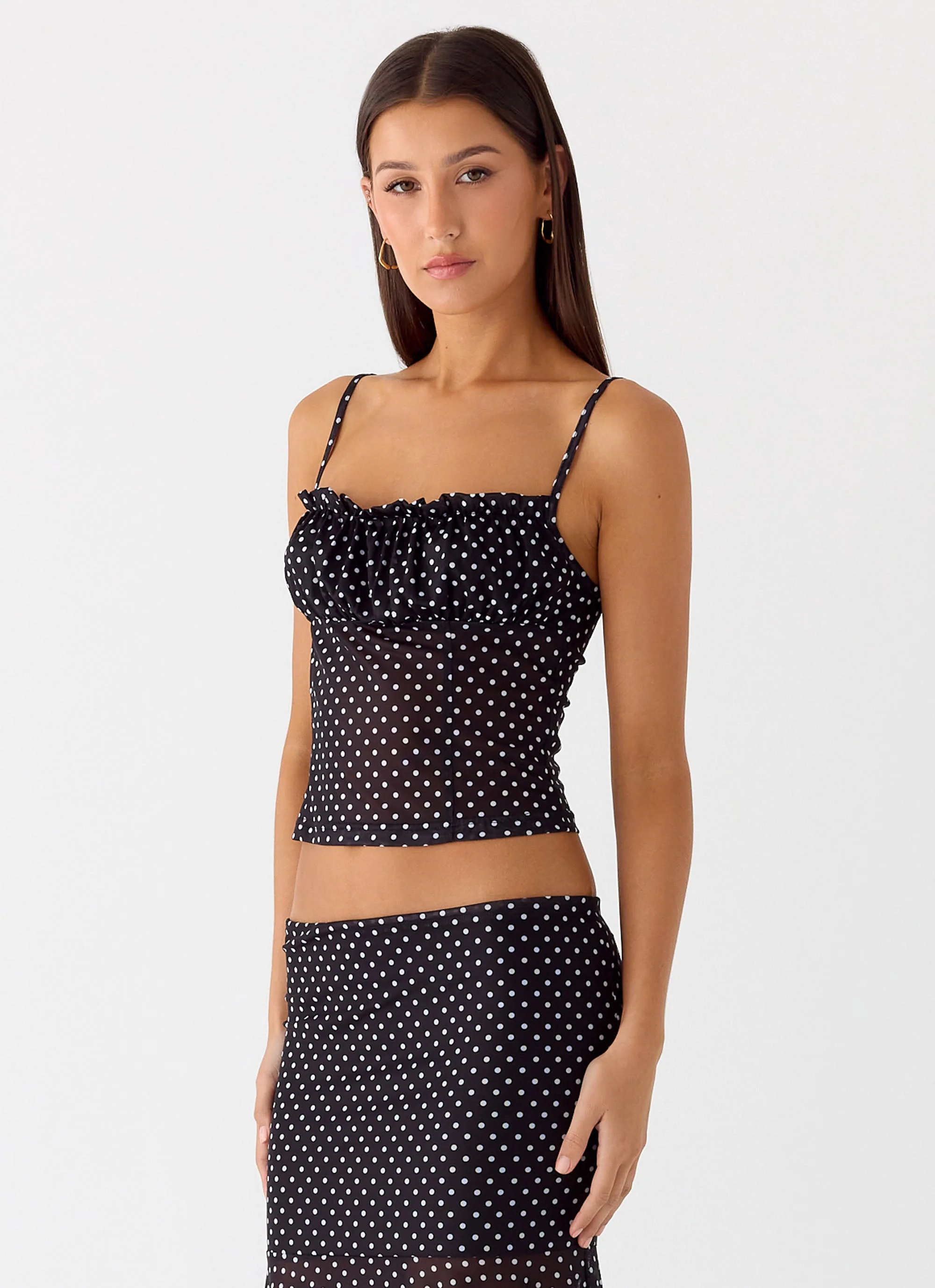 Buffy Top - Black Polkadot - Image 3