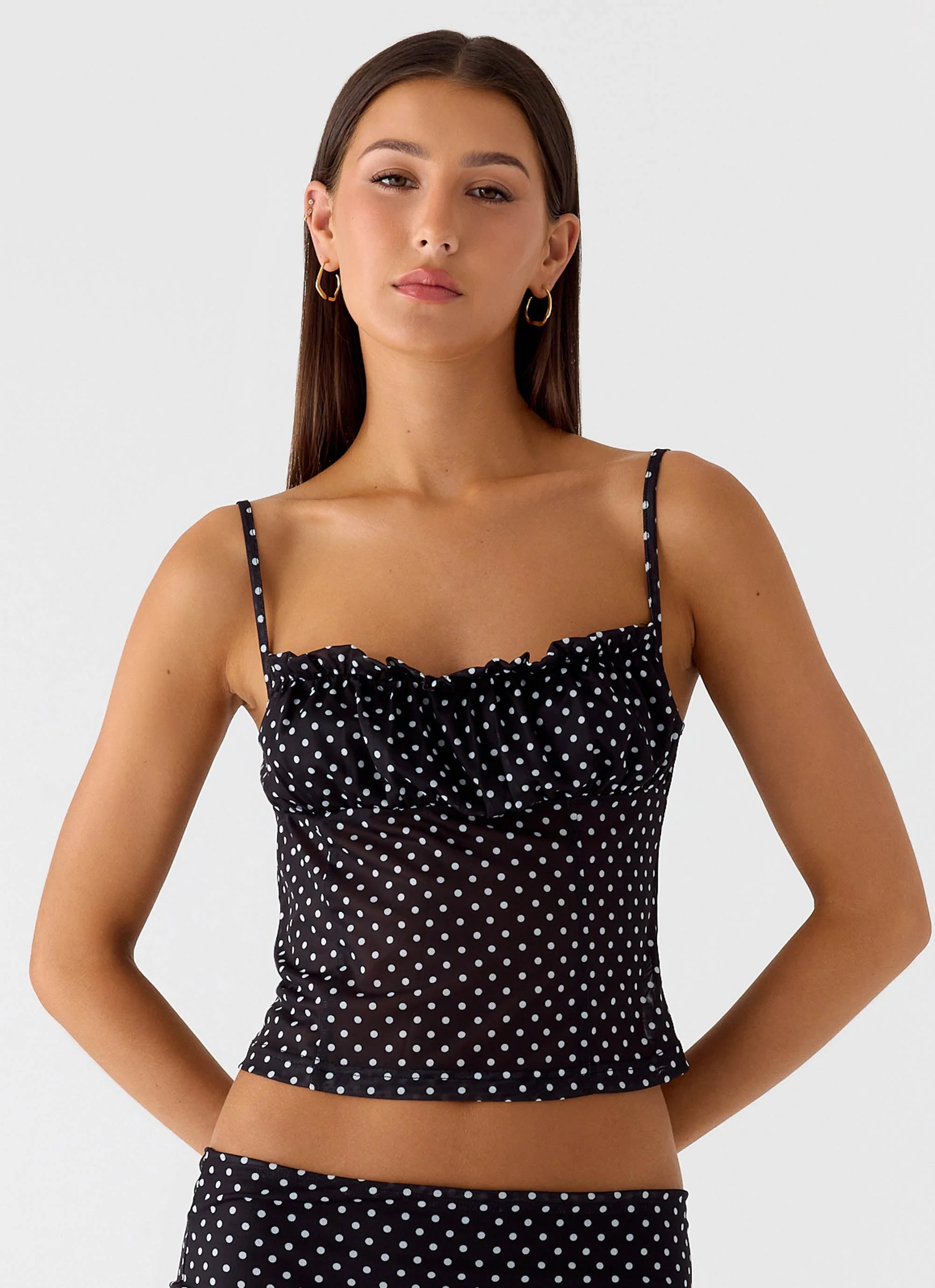 Buffy Top - Black Polkadot - Image 5