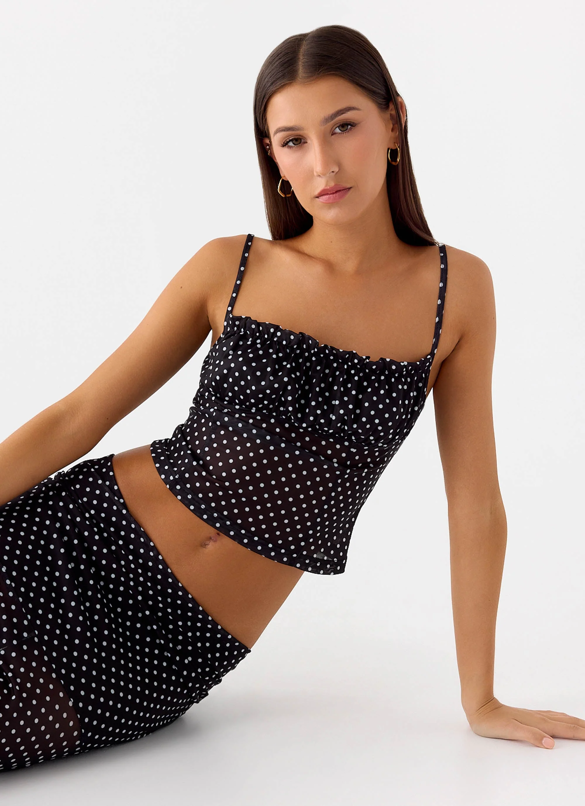 Buffy Top - Black Polkadot - Image 6