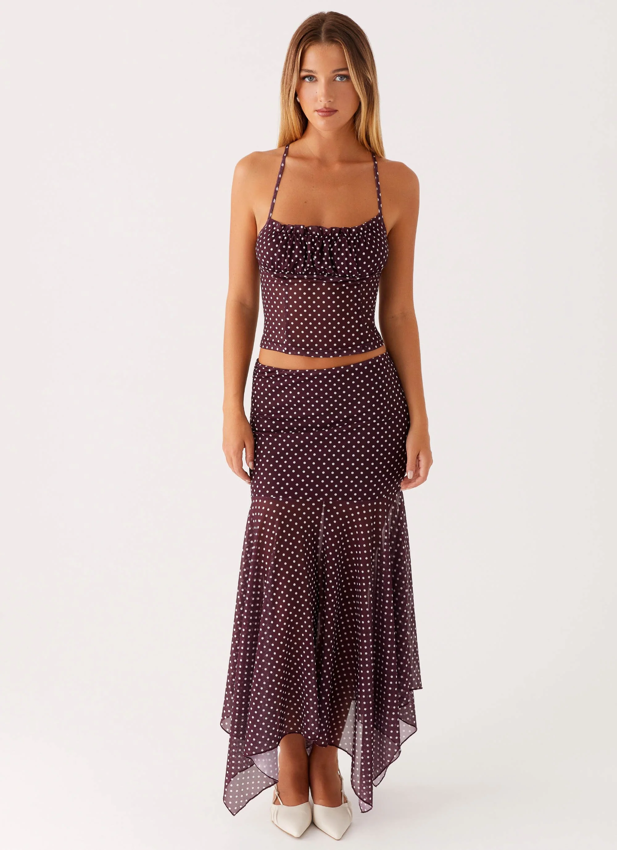 Buffy Top - Burgundy - Image 3