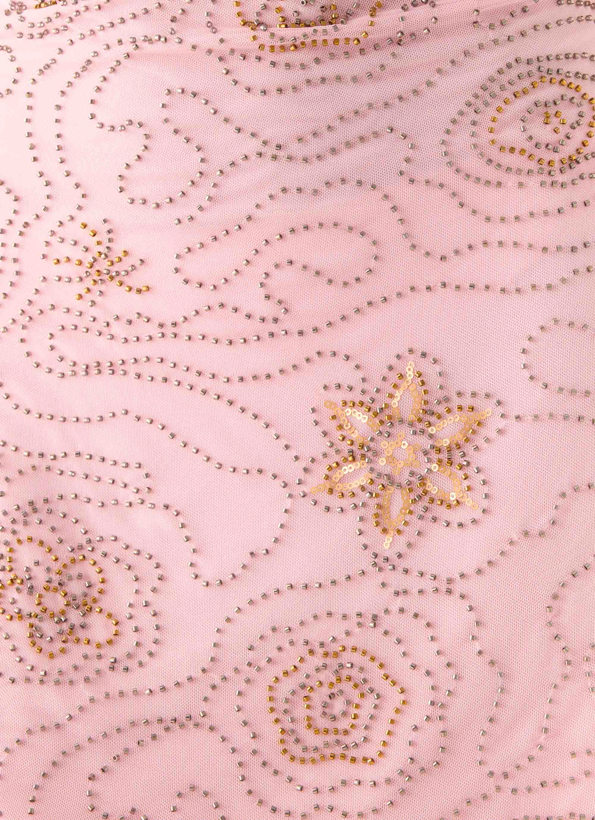 Busy Woman Mini Dress - Dusty Pink - Image 6