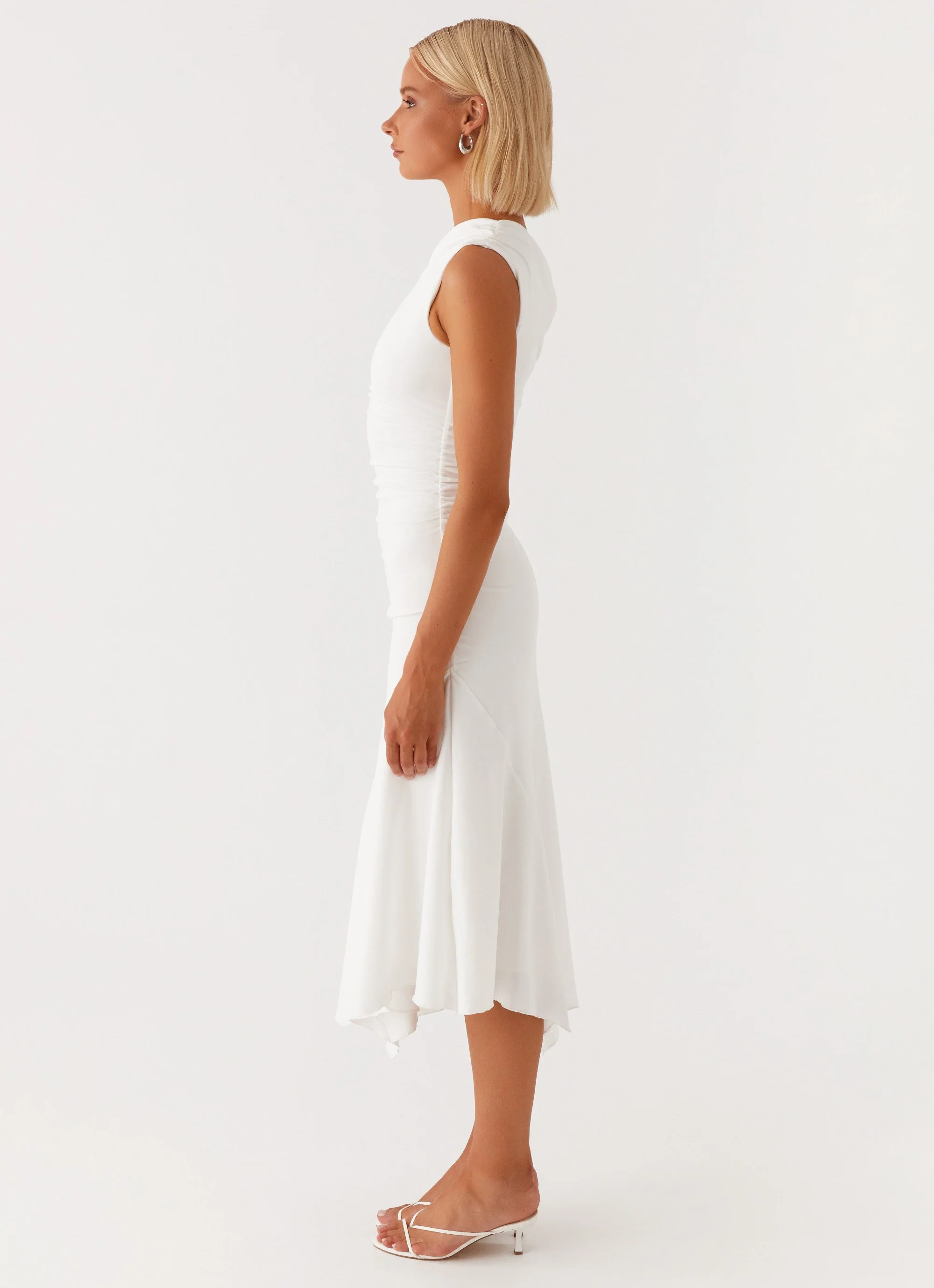 Byron Midi Dress - White - Image 2