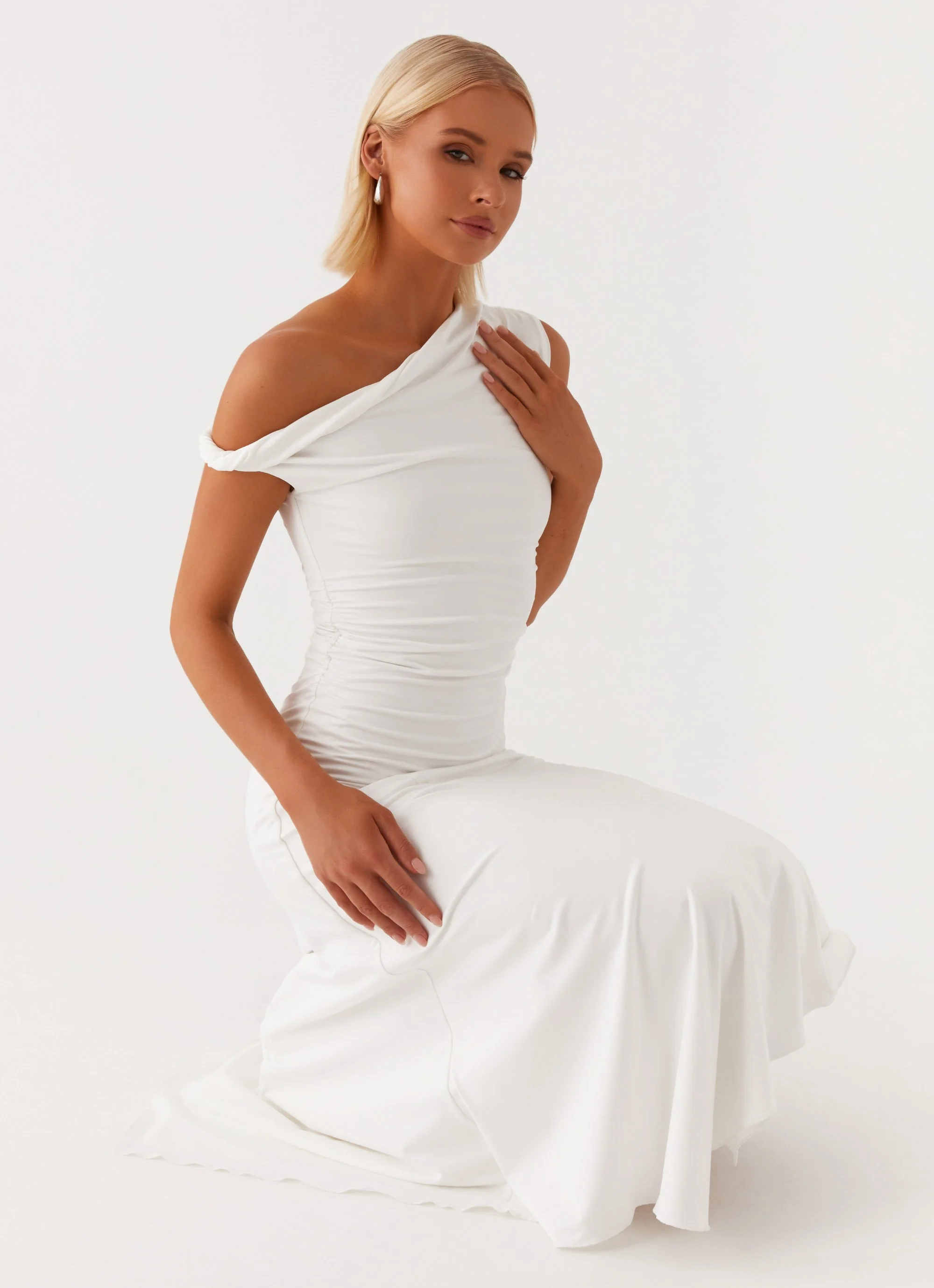 Byron Midi Dress - White - Image 4