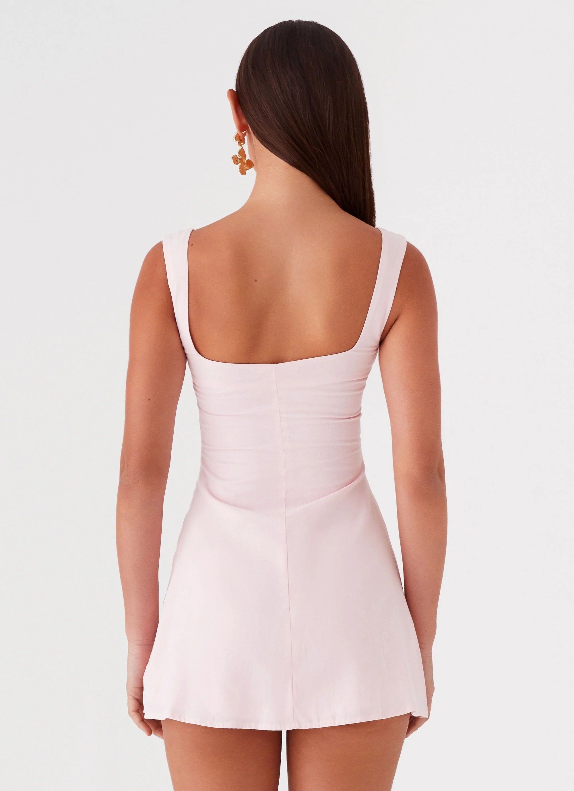 Cadence Mini Dress - Baby Pink - Image 5