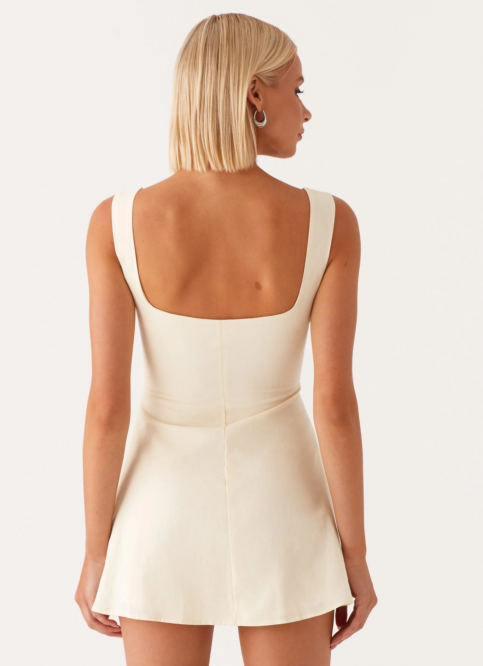Cadence Mini Dress - Yellow - Image 4
