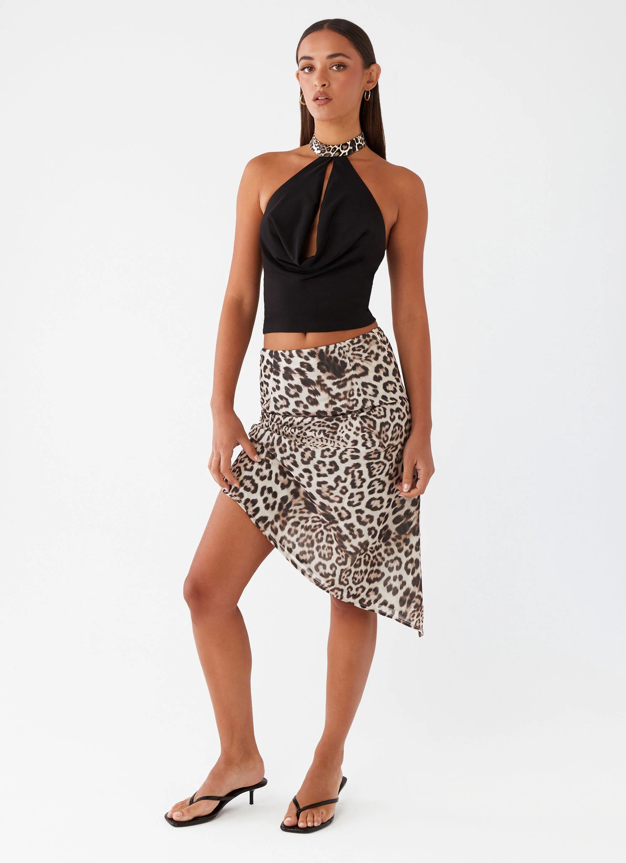 Cairo Halter Top - Black - Image 6