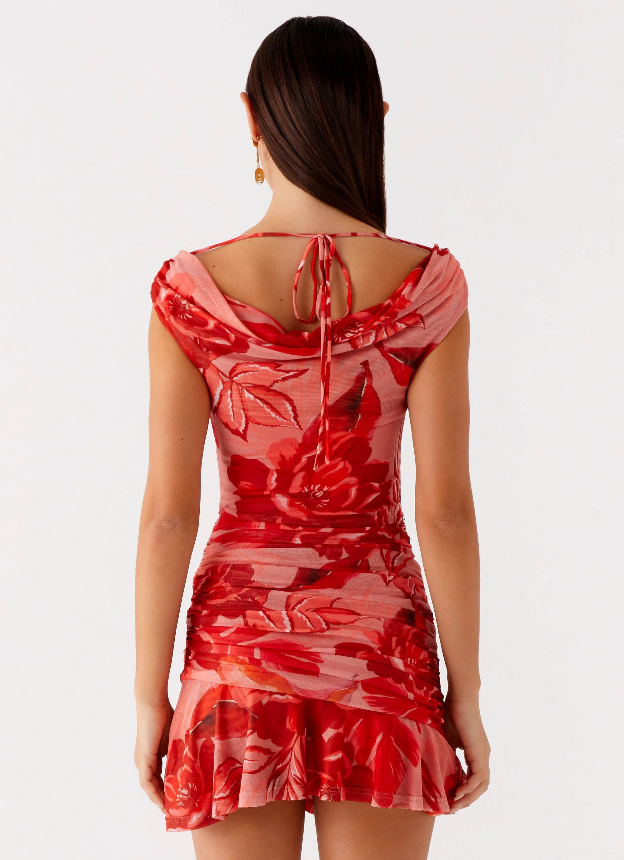 Cait Mini Dress - Sicily Sunsets Print - Image 5