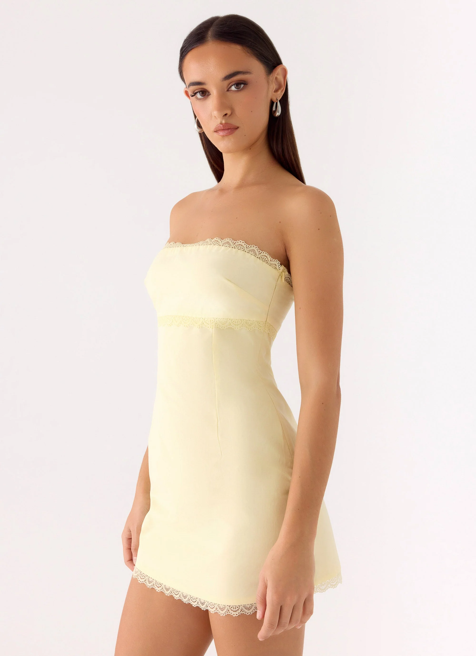 Cala Mini Dress - Yellow - Image 5