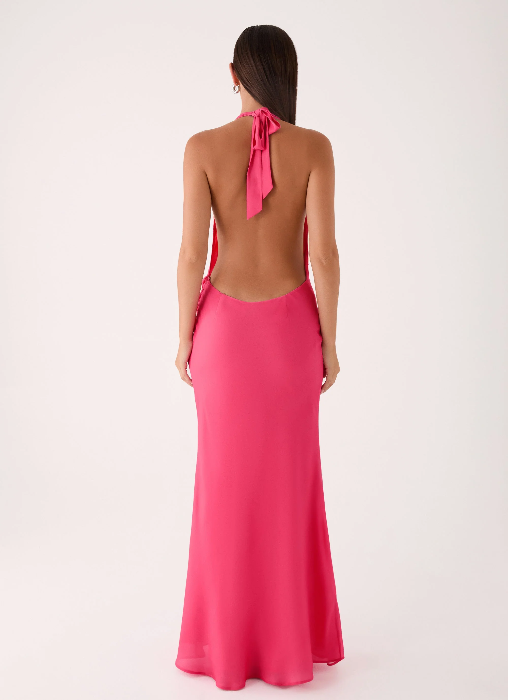 Calanbra Maxi Dress - Fuchsia - Image 3