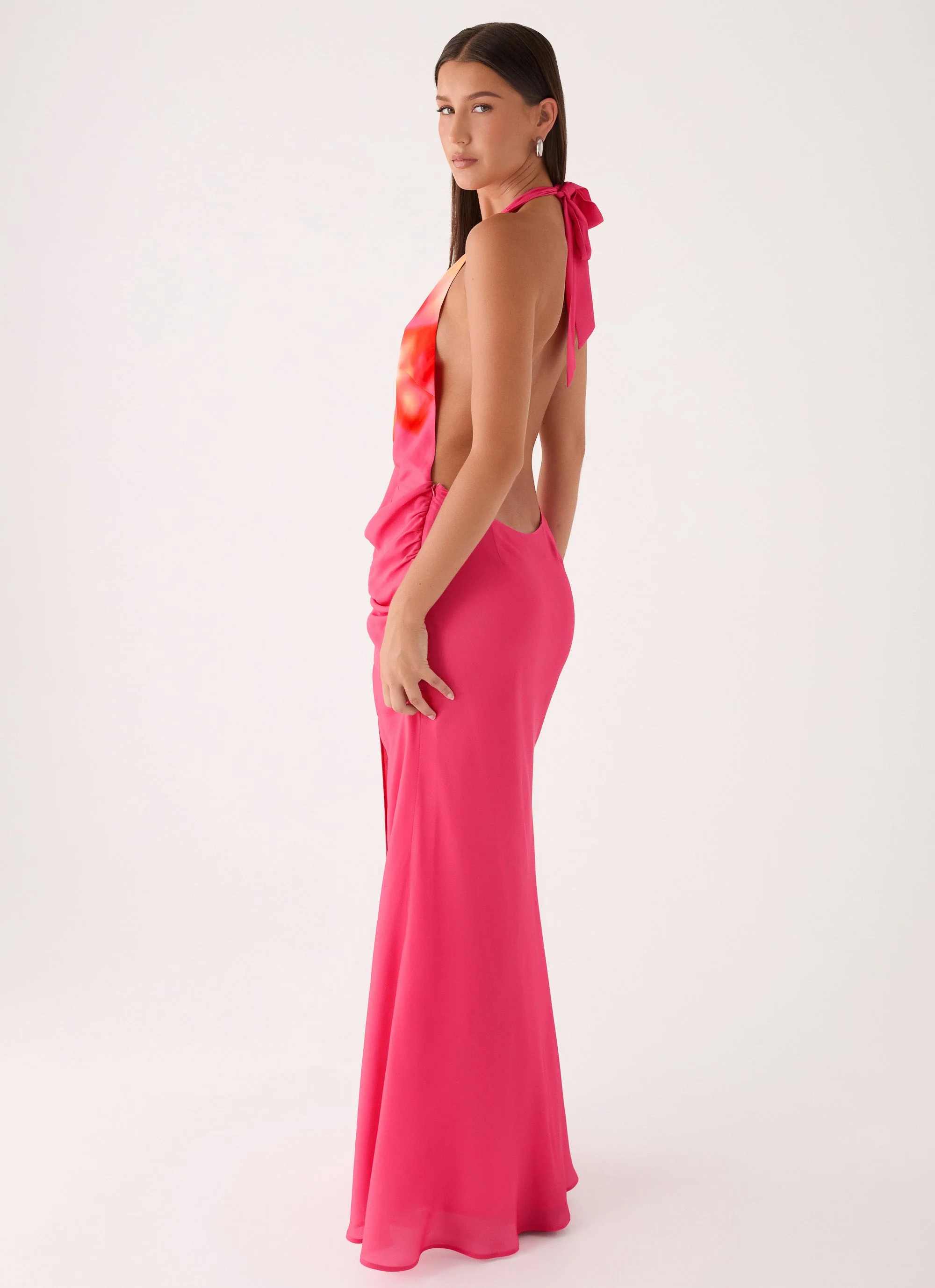 Calanbra Maxi Dress - Fuchsia - Image 4
