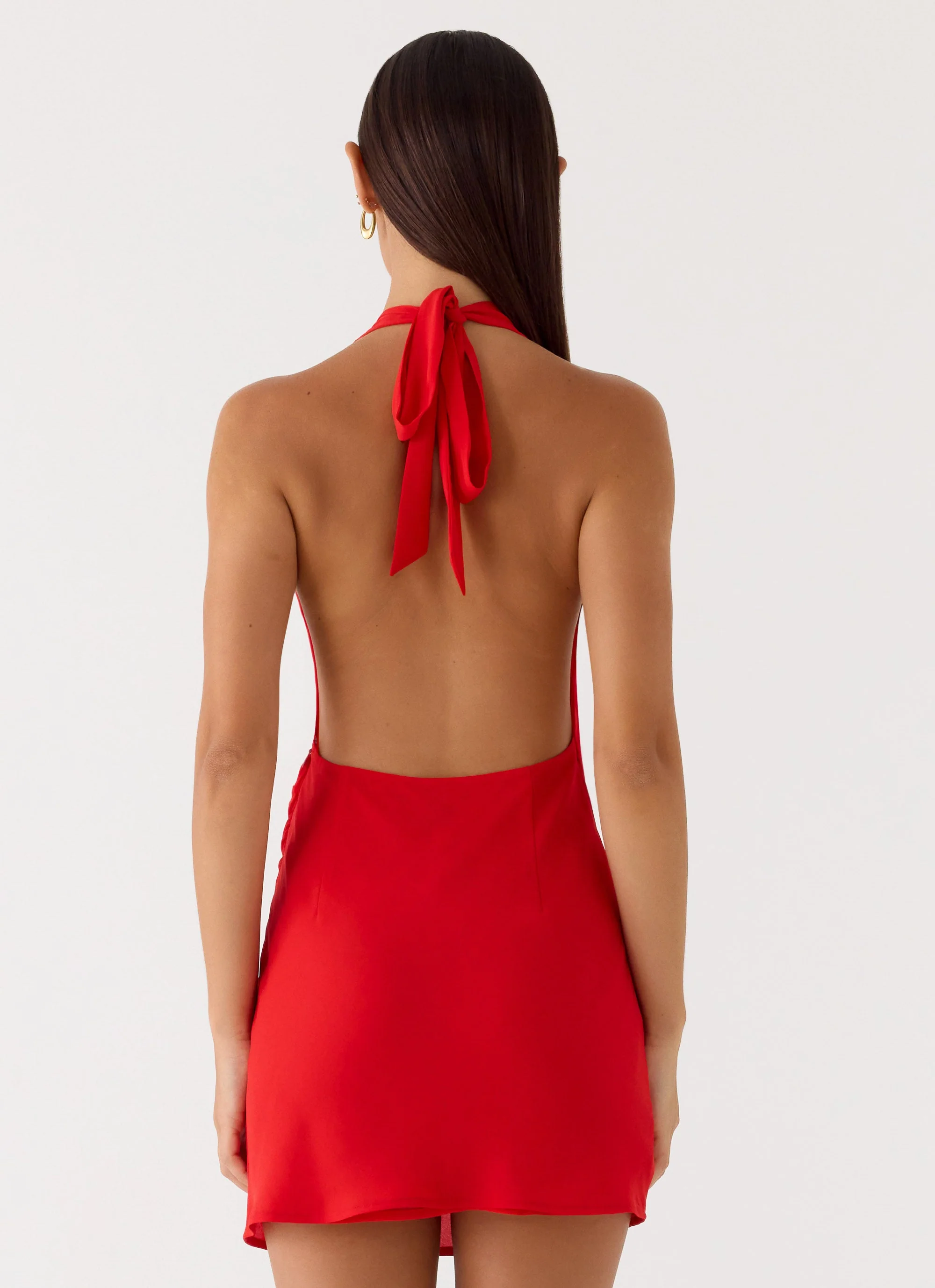 Calanbra Mini Dress - Red - Image 3
