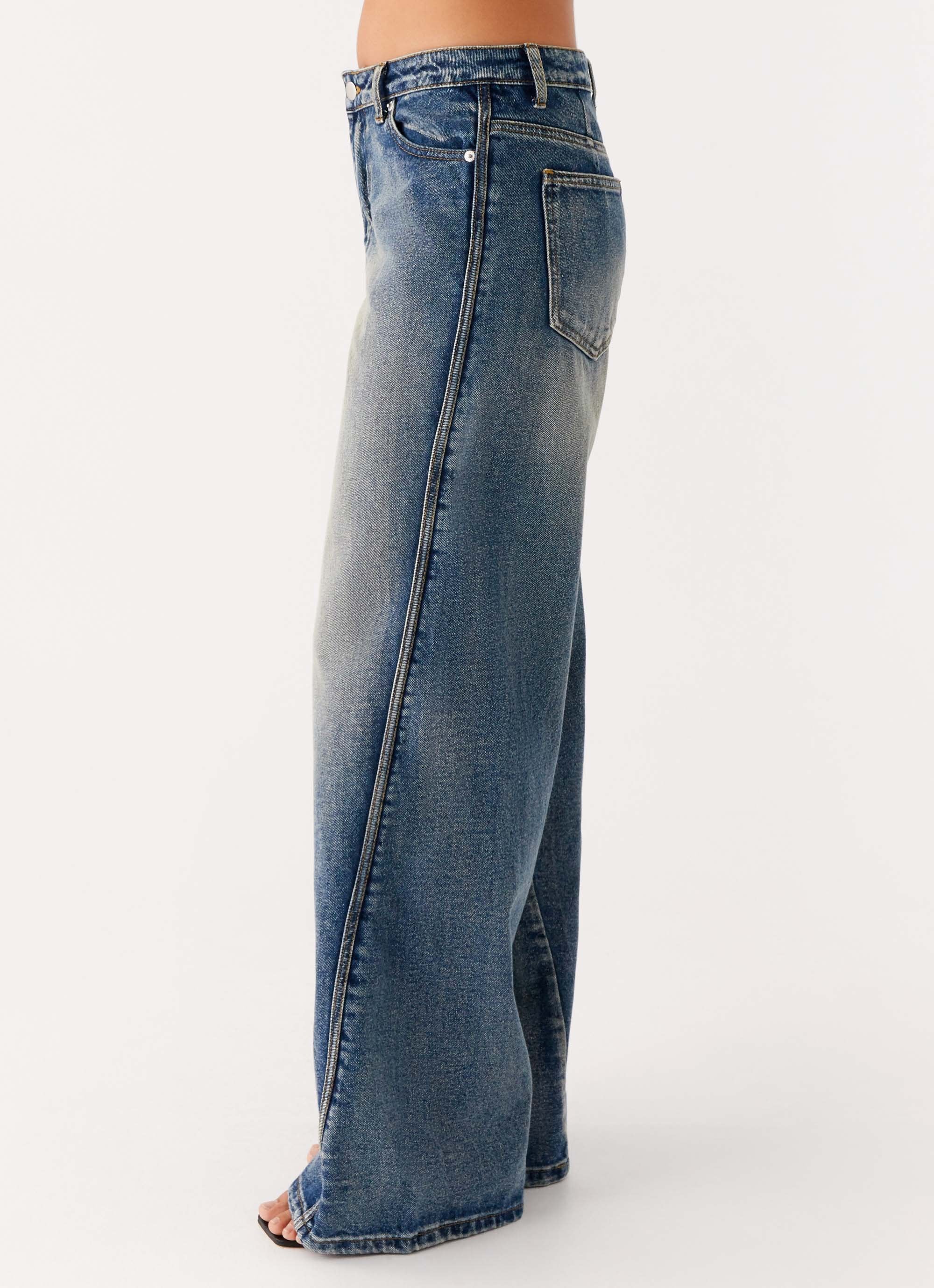 Calico Denim Jeans - Indigo - Image 2