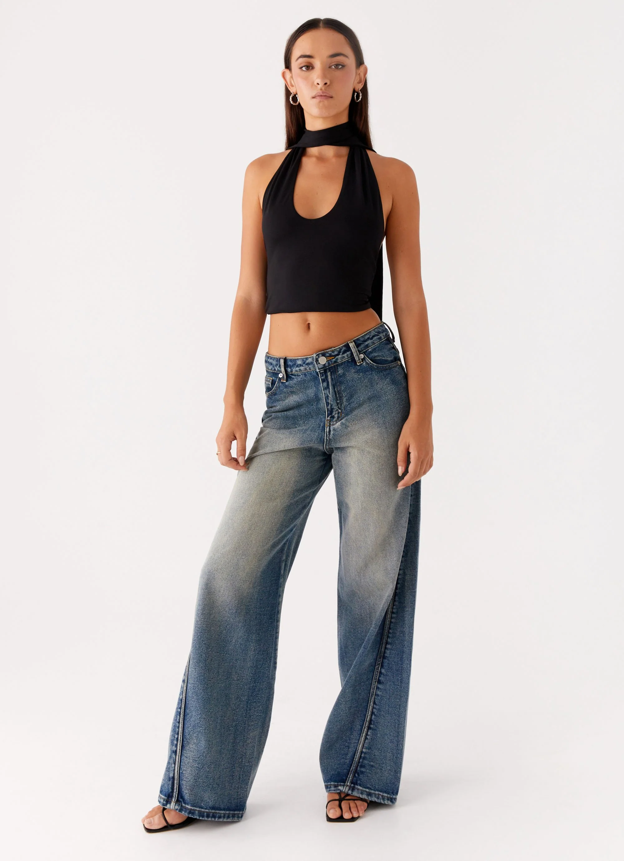 Calico Denim Jeans - Indigo - Image 5