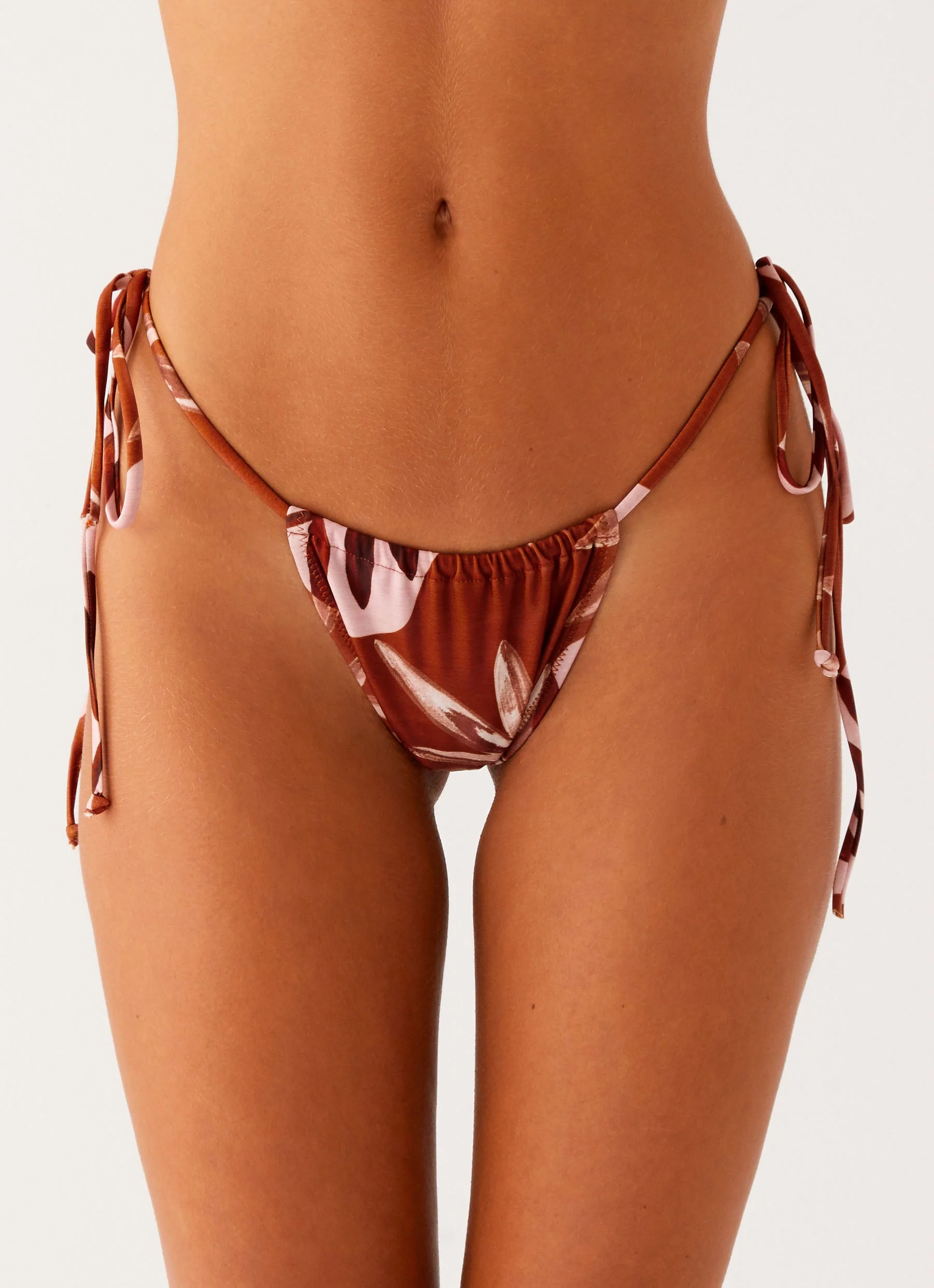 Calista Bikini Bottoms - Cinnamon Palm - Image 5