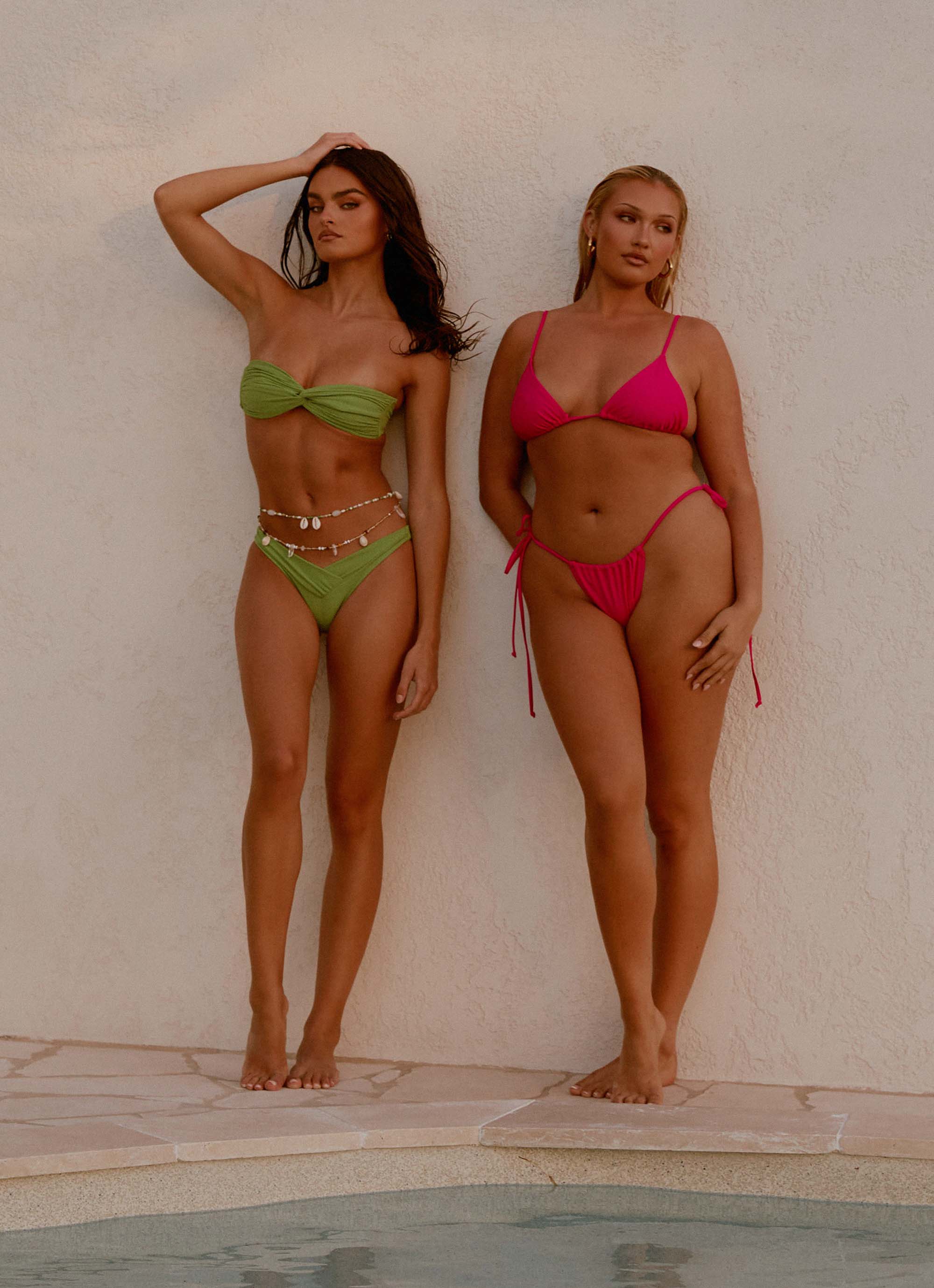 Calista Bikini Bottoms - Pink - Image 2