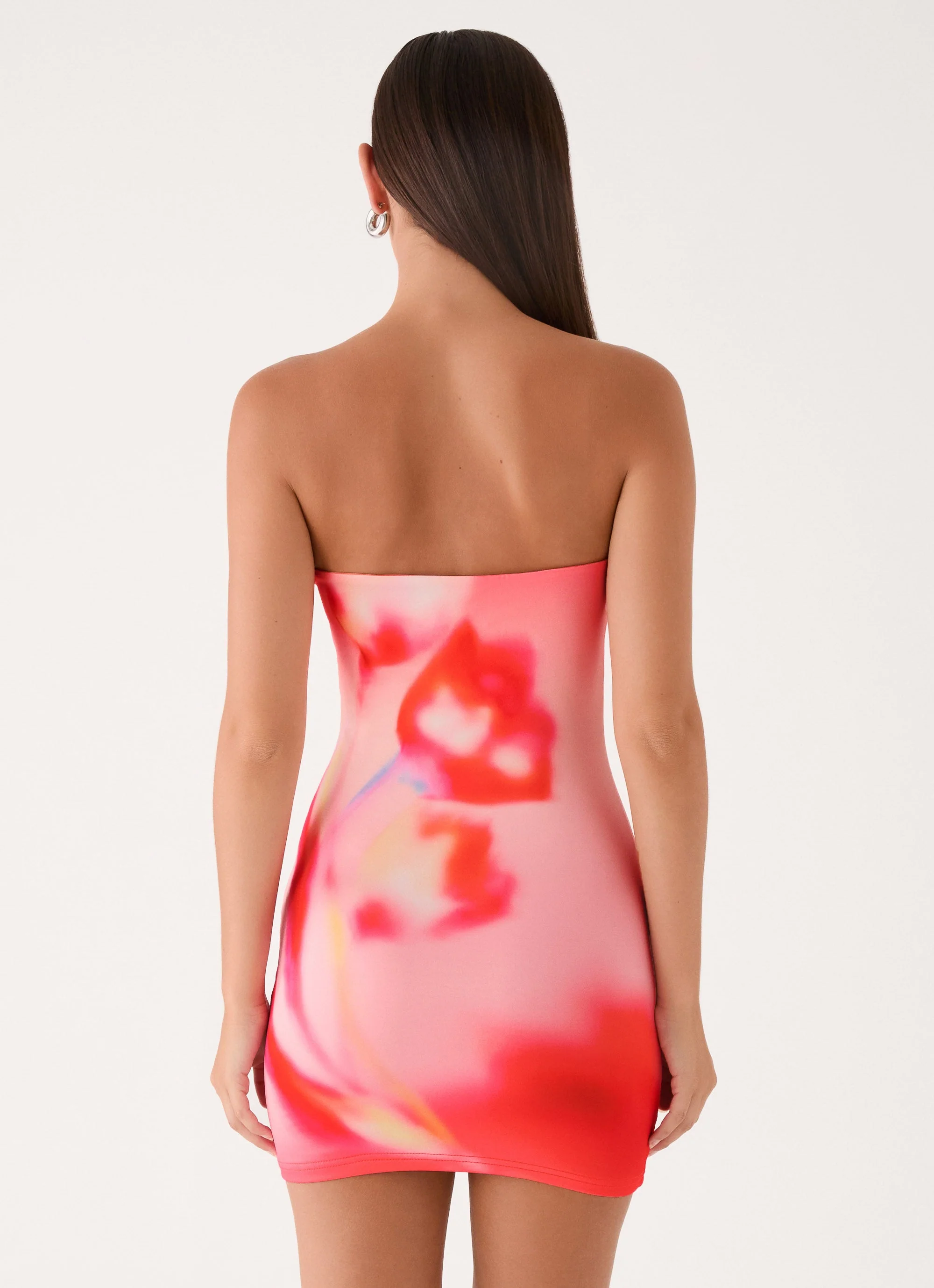 Callistae Mini Dress - Sunburnt Petal - Image 3