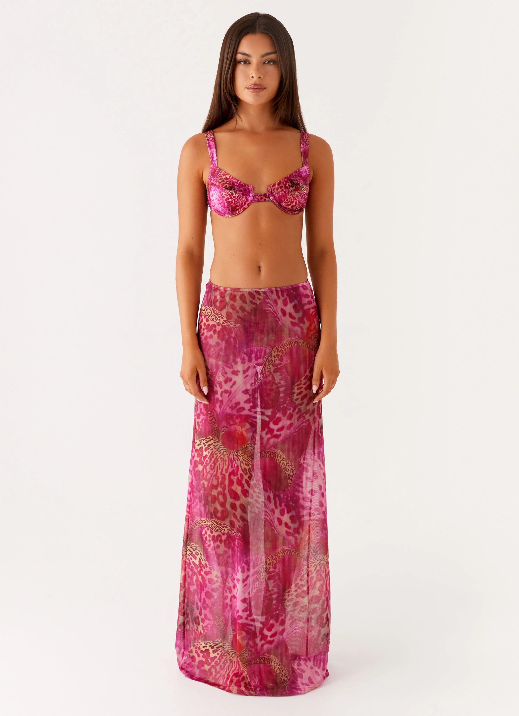 Camellia Maxi Skirt - Lavender Lagoon - Image 2