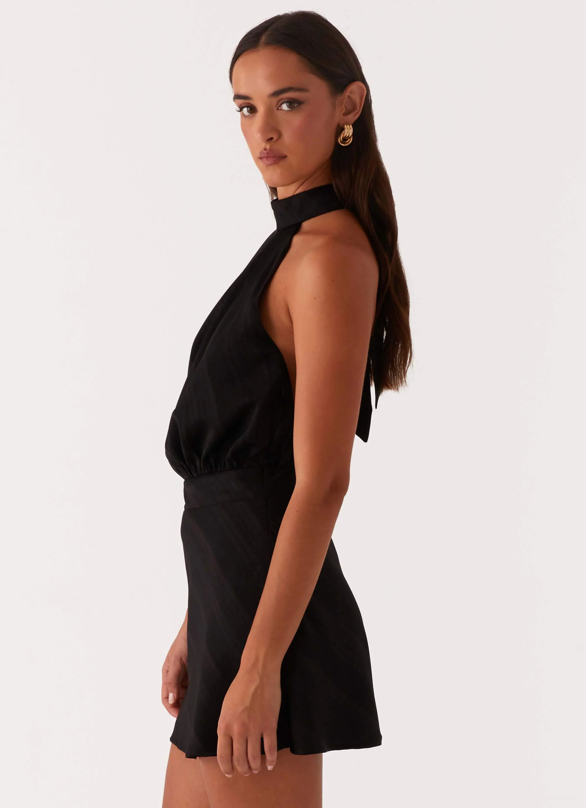 Camera Shy Mini Dress - Black - Image 3