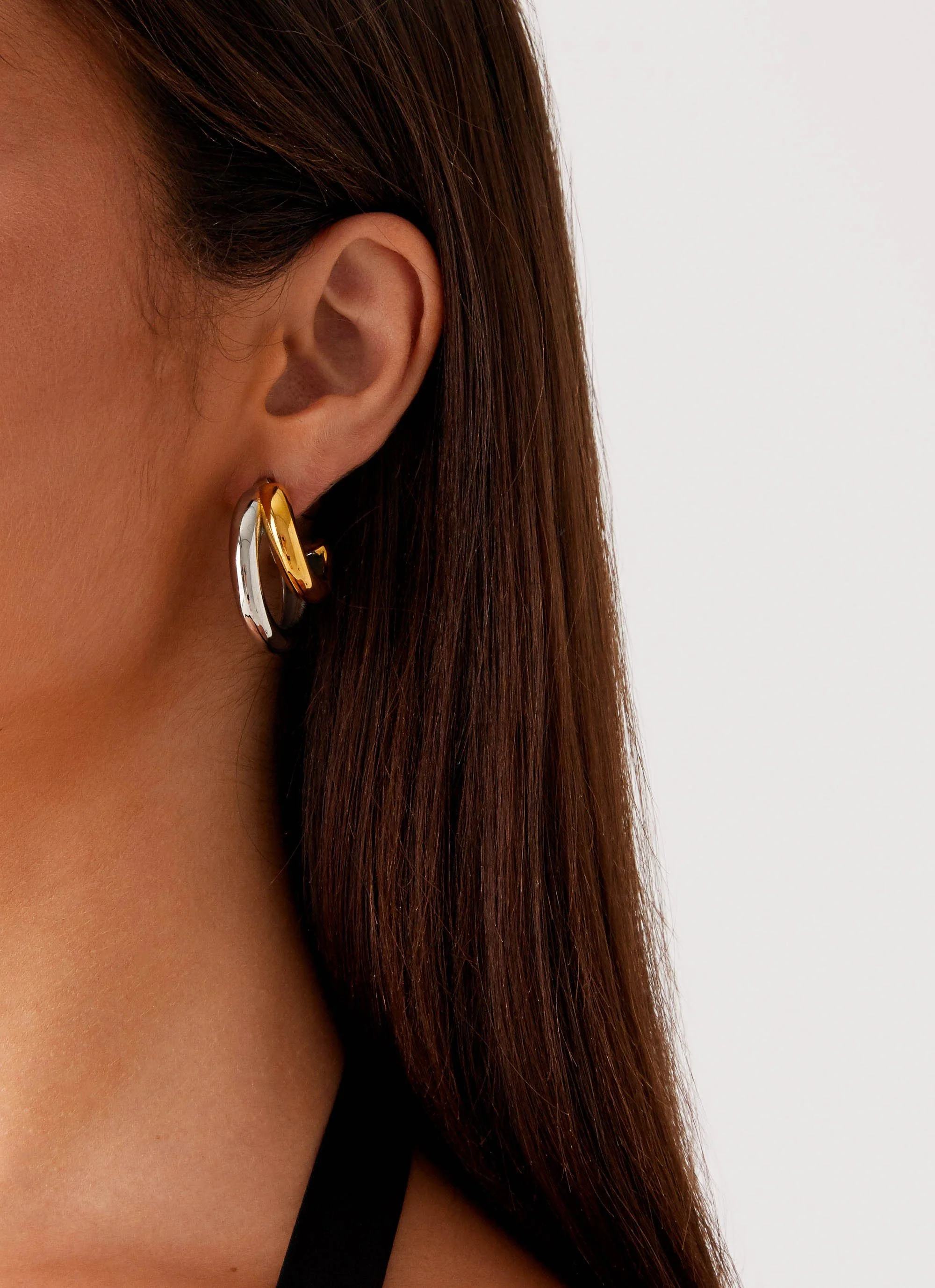 Cannon Earrings - Gold/Silver - Image 3