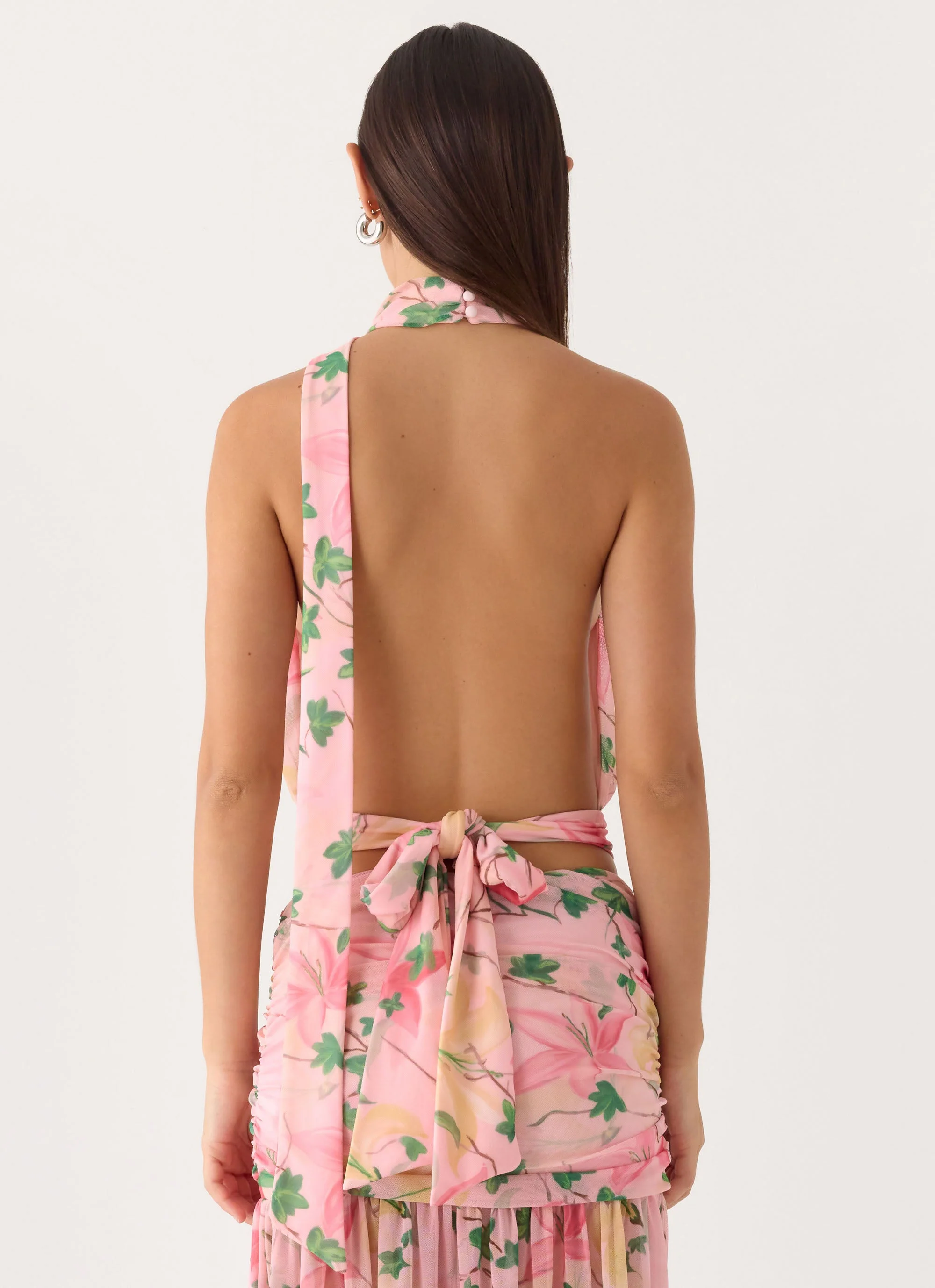 Cantrall Halter Top - Blooming Spring - Image 2
