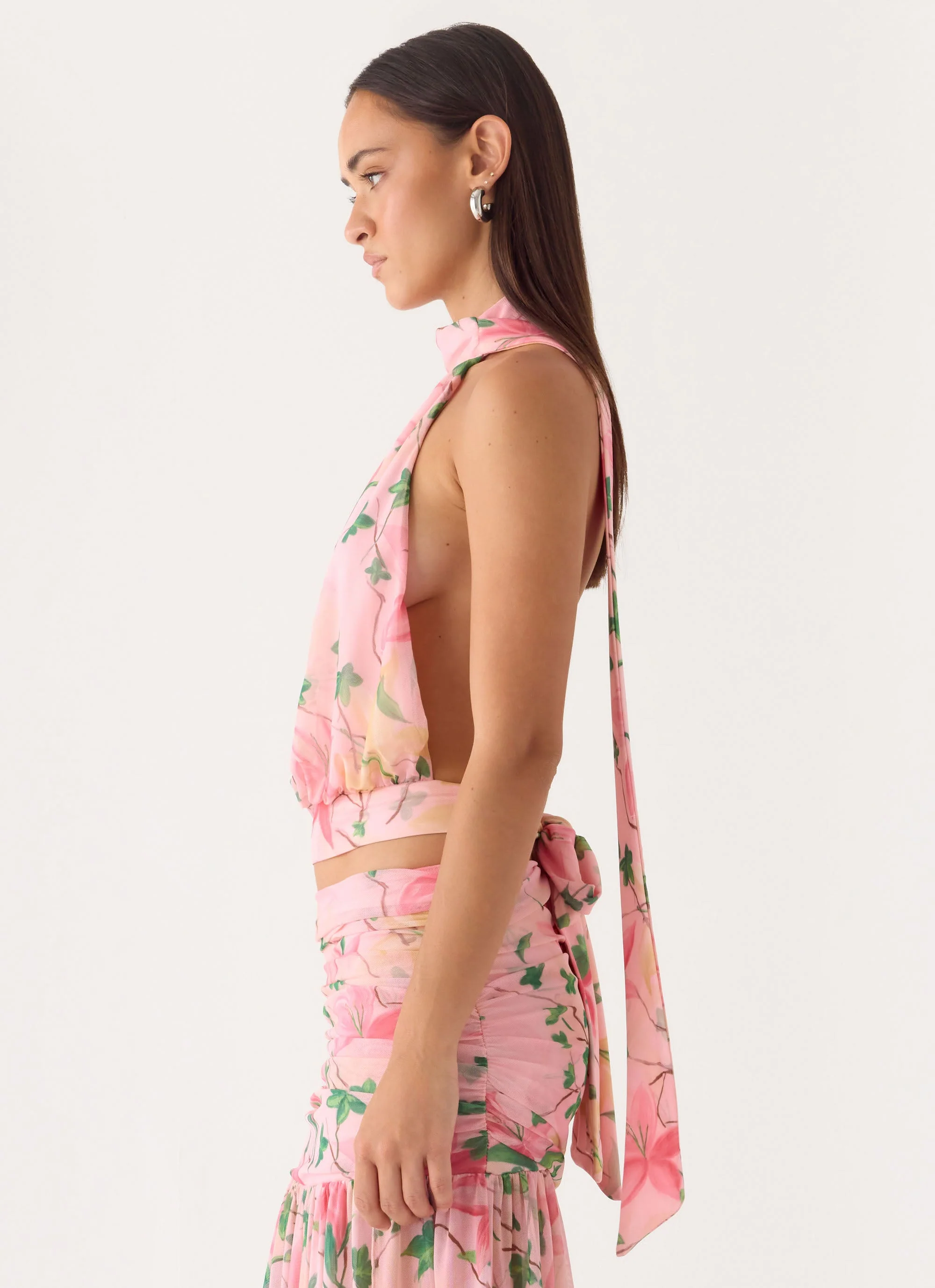 Cantrall Halter Top - Blooming Spring - Image 3