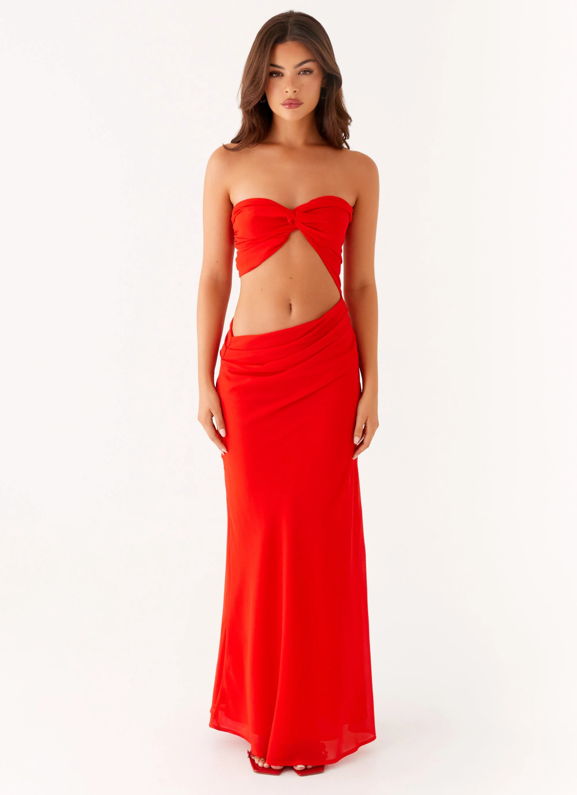Carla Maxi Dress - Red - Image 2