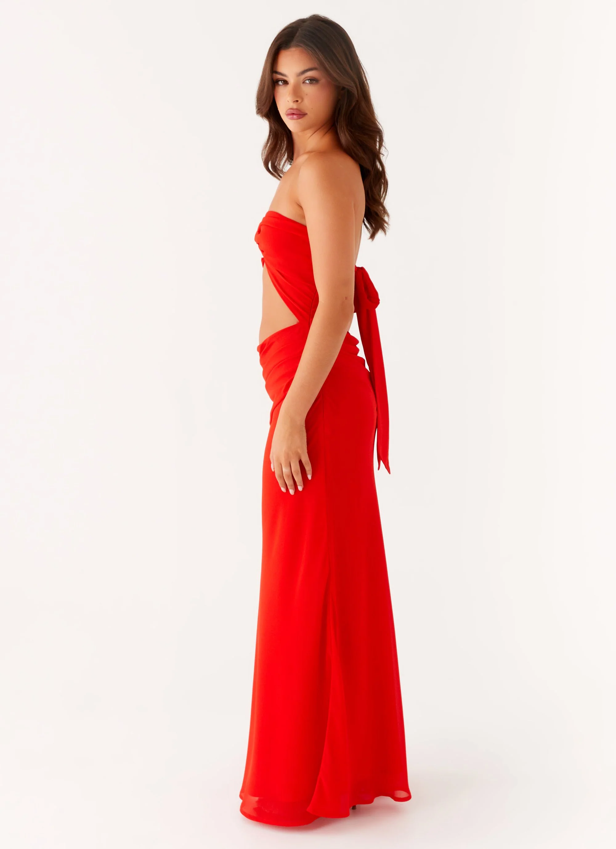 Carla Maxi Dress - Red - Image 3