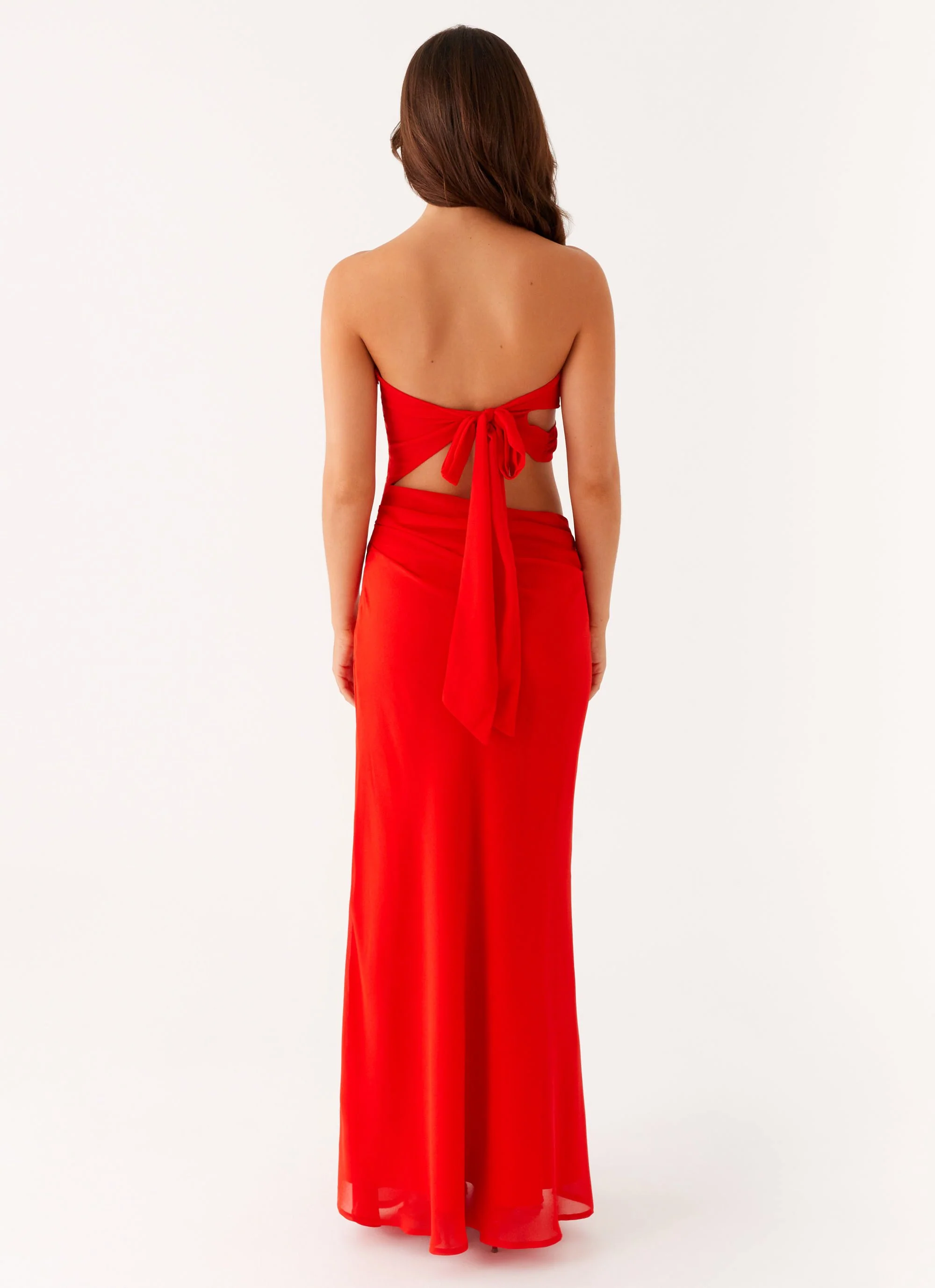 Carla Maxi Dress - Red - Image 4